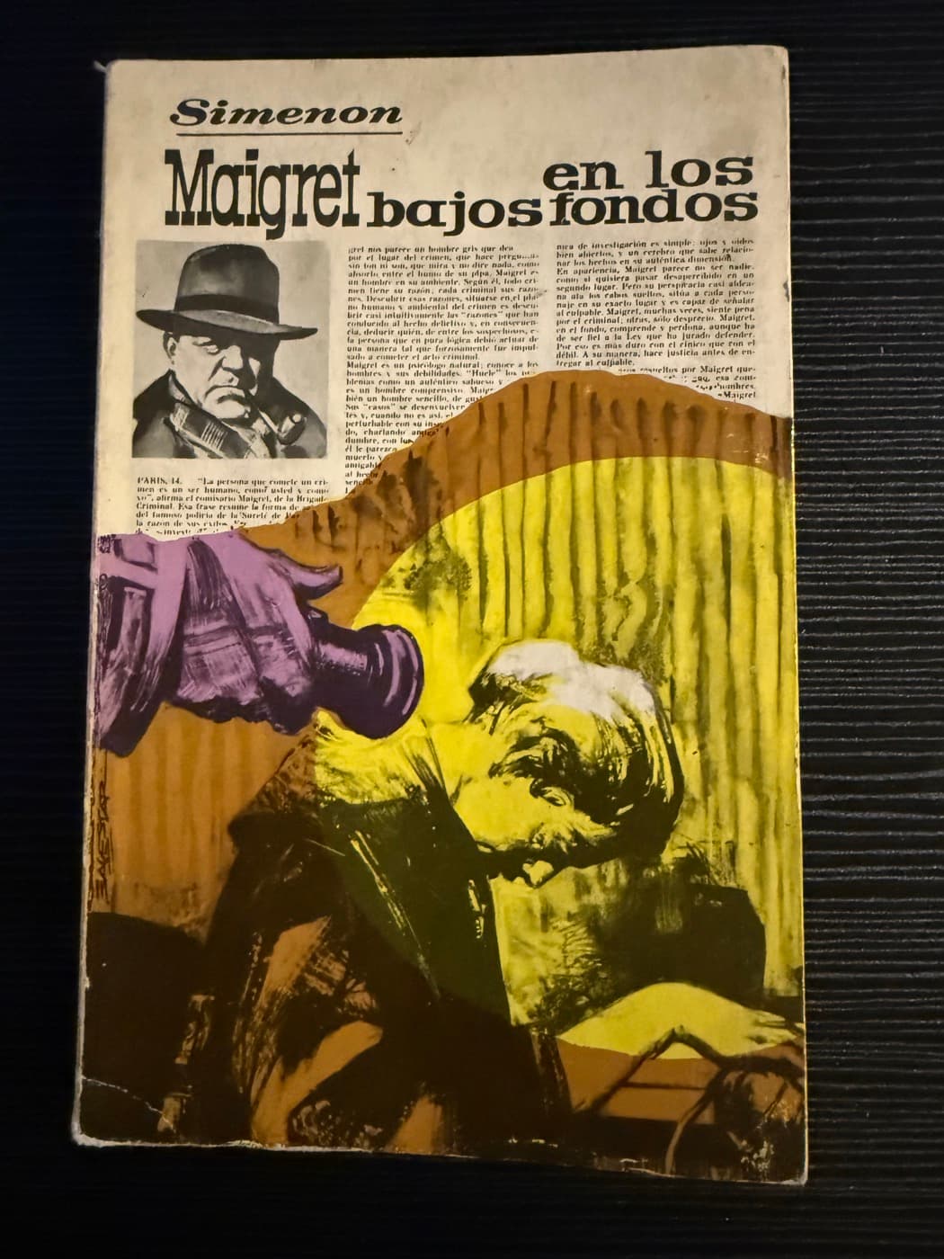 Maigret en los bajos fondos — Georges Simenon, libro usado