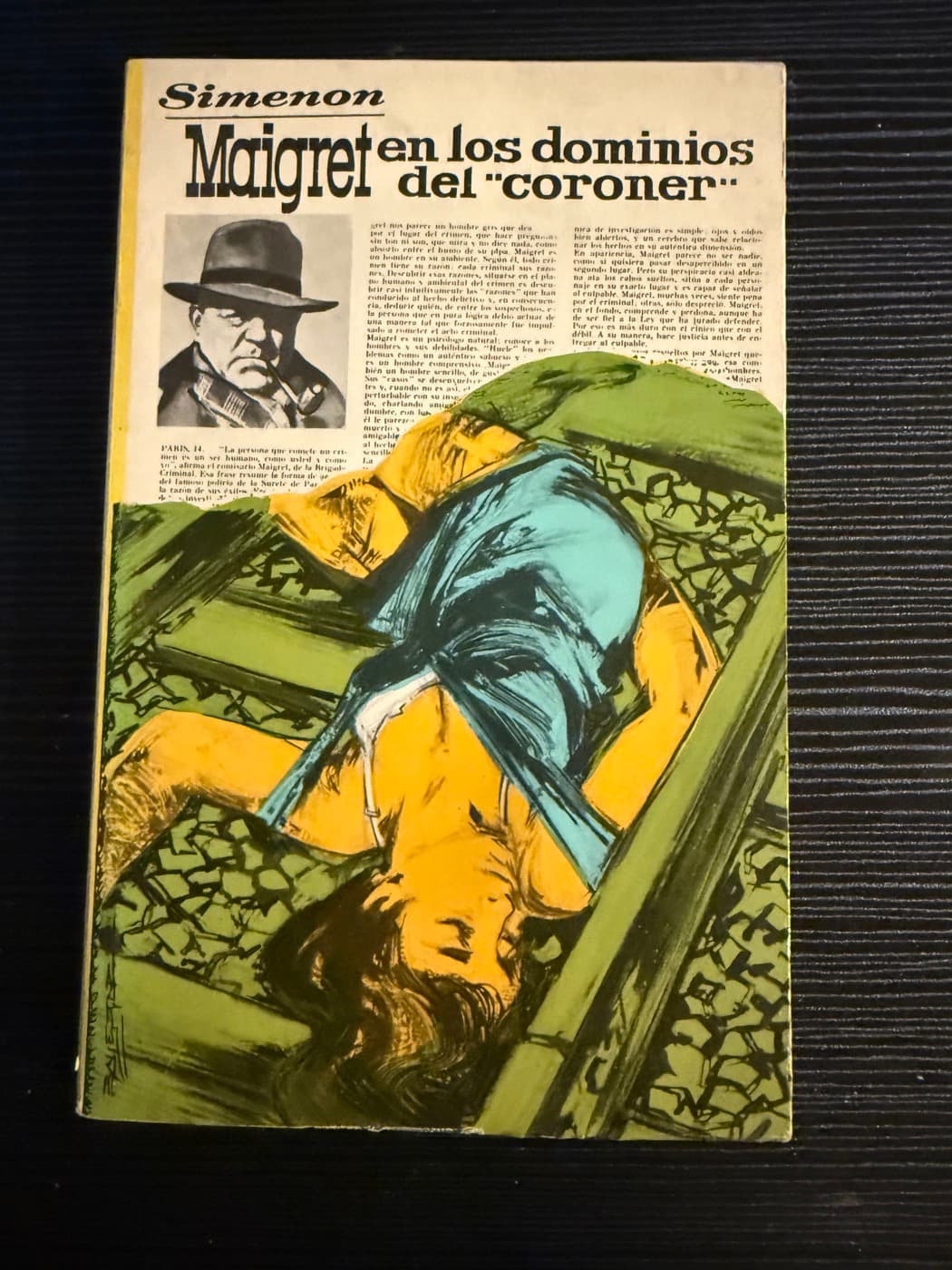 Maigret en los dominios del coroner — Georges Simenon, libro usado