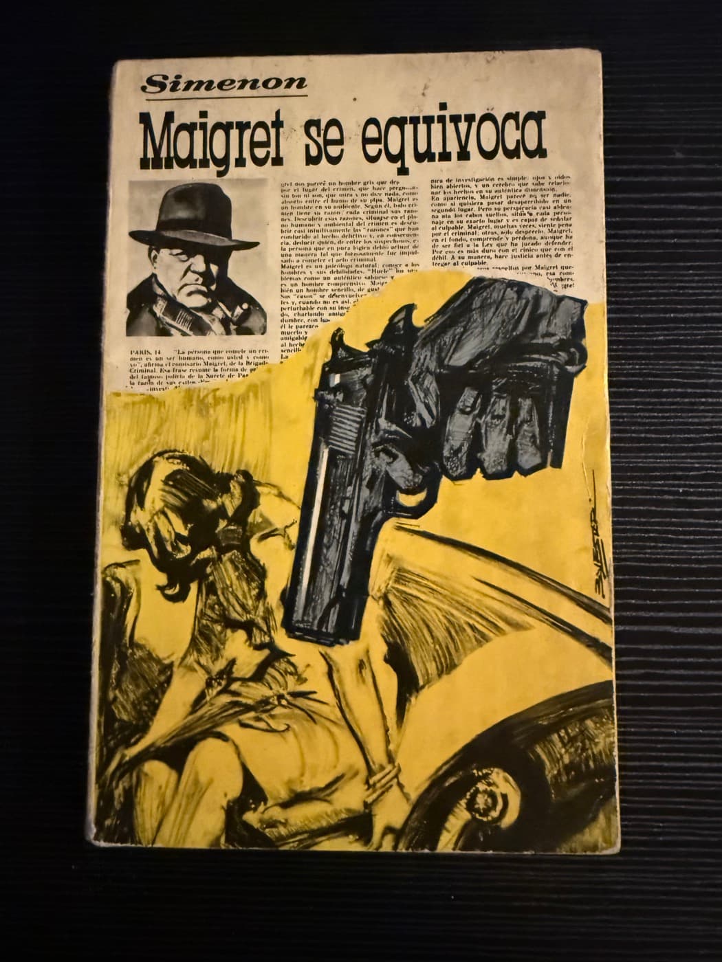 Maigret se equivoca — Georges Simenon, libro usado