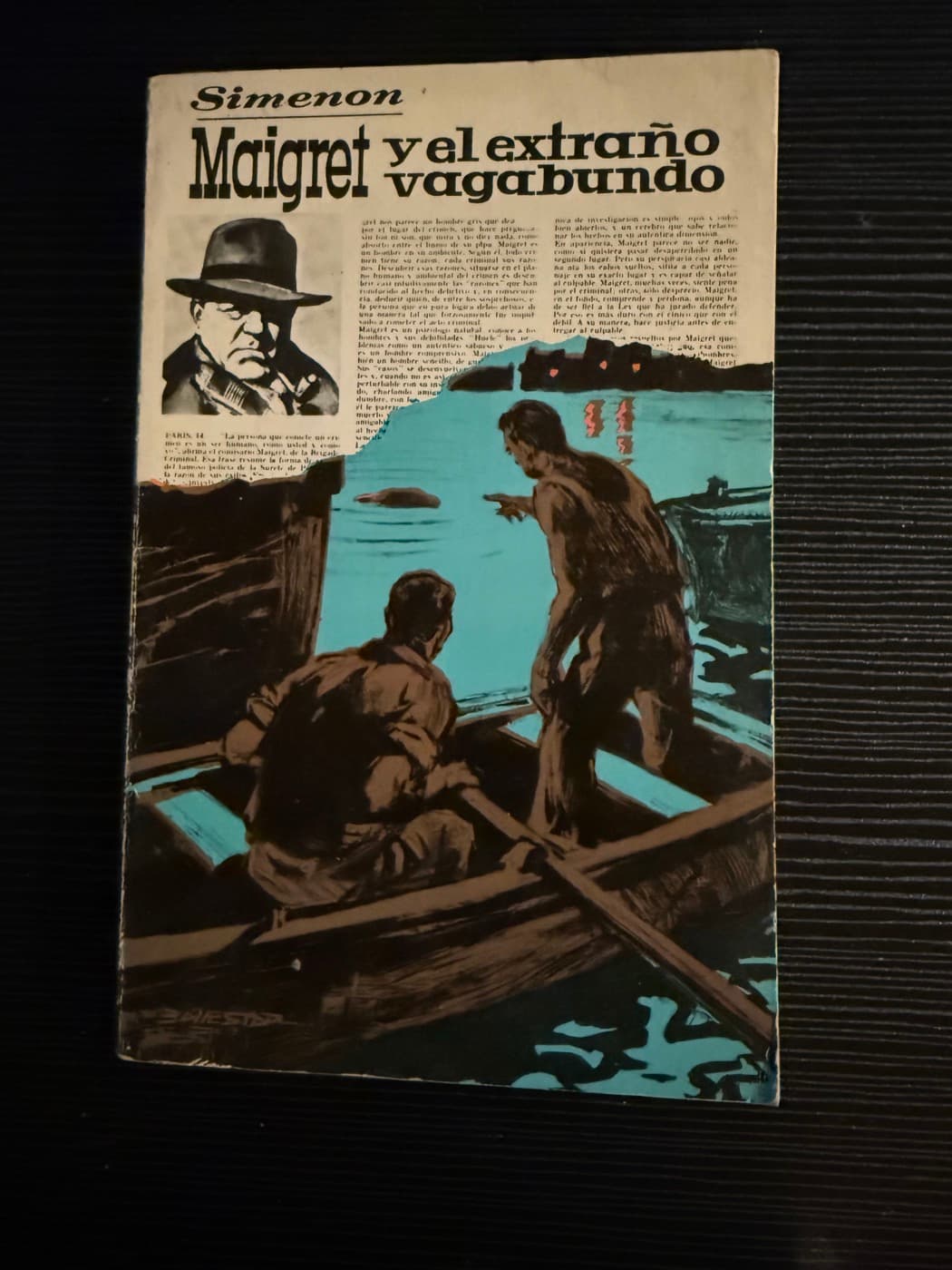 Maigret y el extraño vagabundo — Georges Simenon, libro usado
