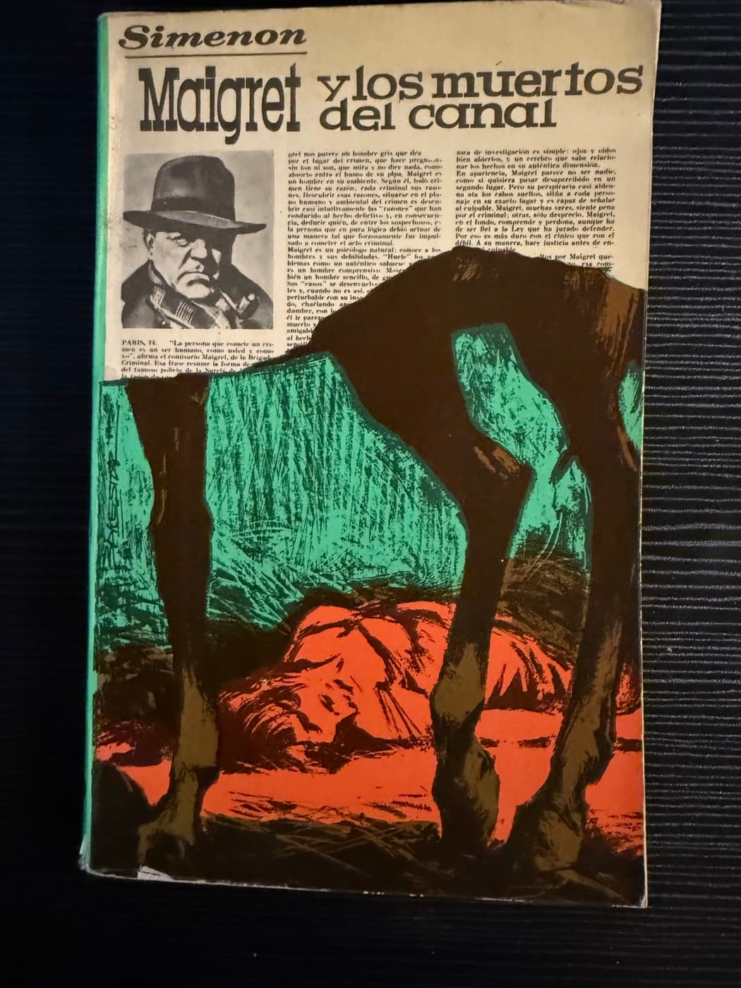 Maigret y los muertos del canal — Georges Simenon, libro usado