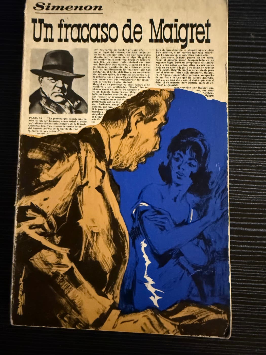 Un fracaso de Maigret — Georges Simenon, libro usado