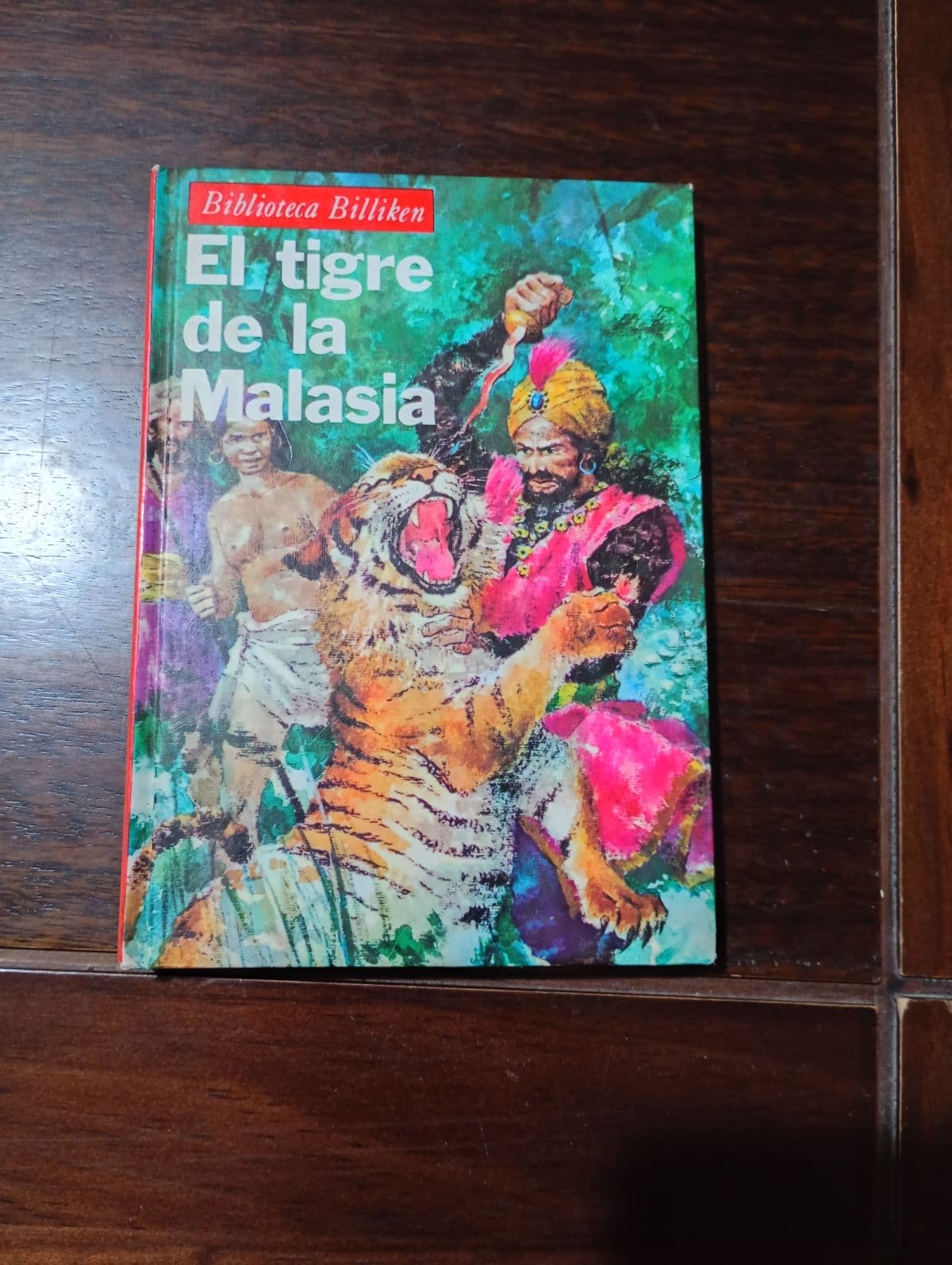 El tigre de la Malasia — Emilio Salgari, libro usado
