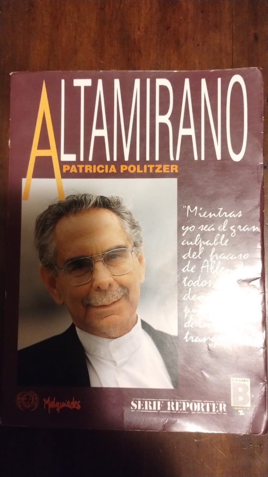 Altamirano — Patricia Politzer, libro usado