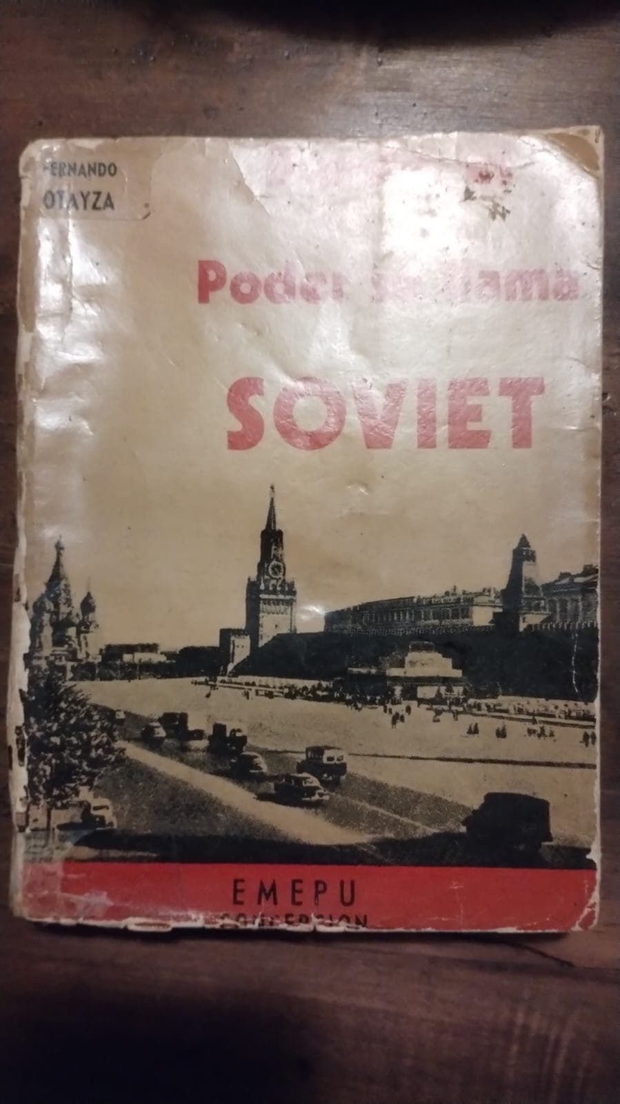 Poder se llama Soviet — Fernando Otayza, libro usado