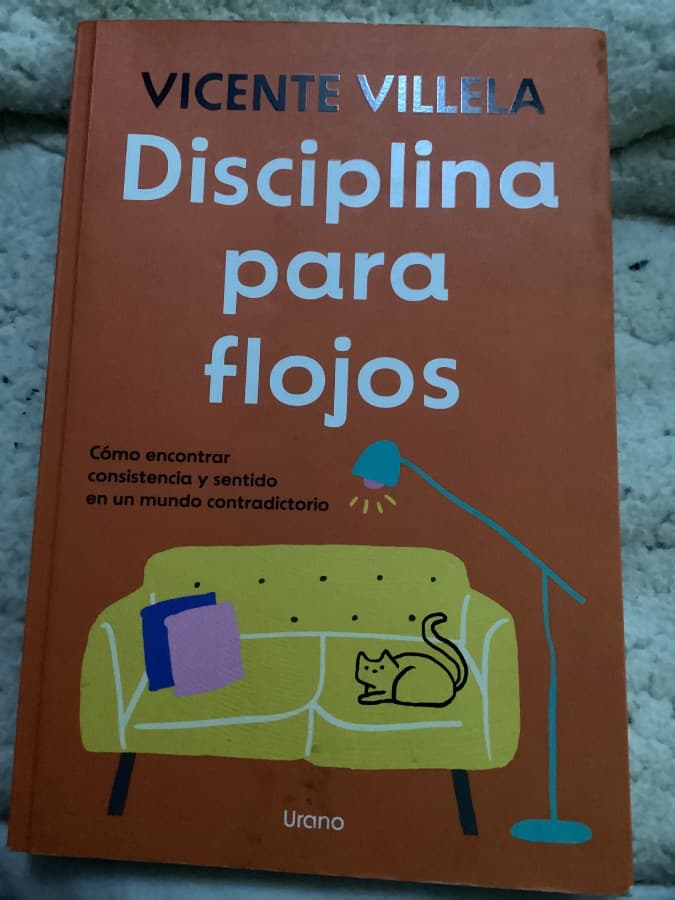 Disciplina para flojos — Vicente Villela, libro usado
