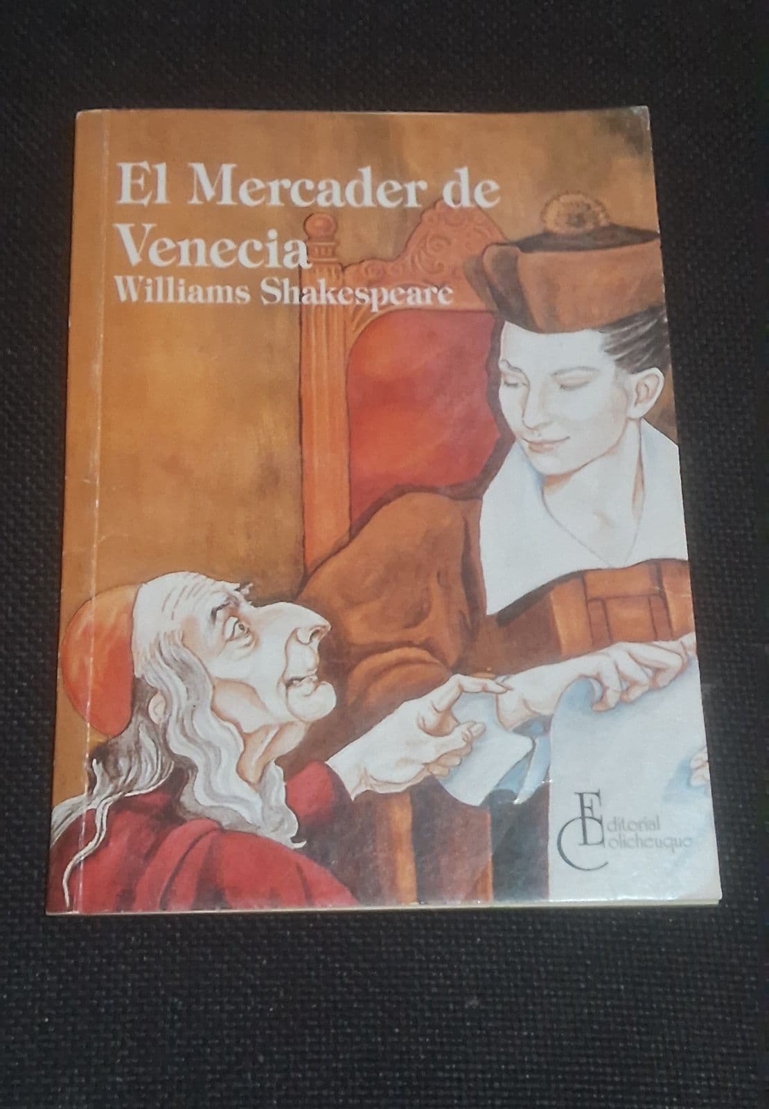 El Mercader de Venecia — William Shakespeare, libro usado