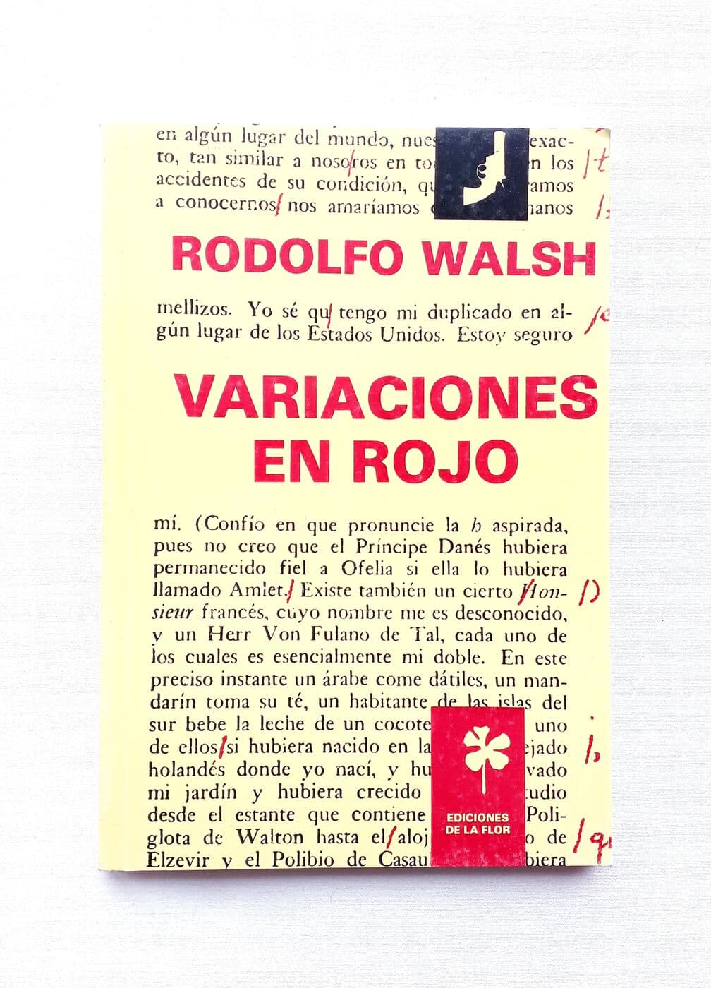 Variaciones en rojo — Rodolfo Walsh, libro usado