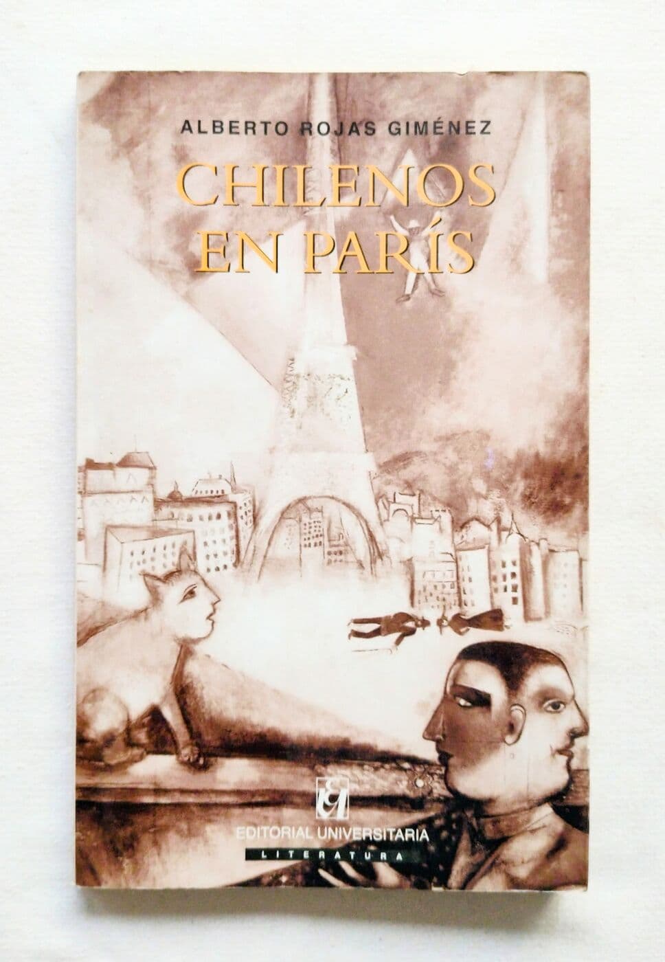 Chilenos en París — Alberto Rojas Giménez, libro usado