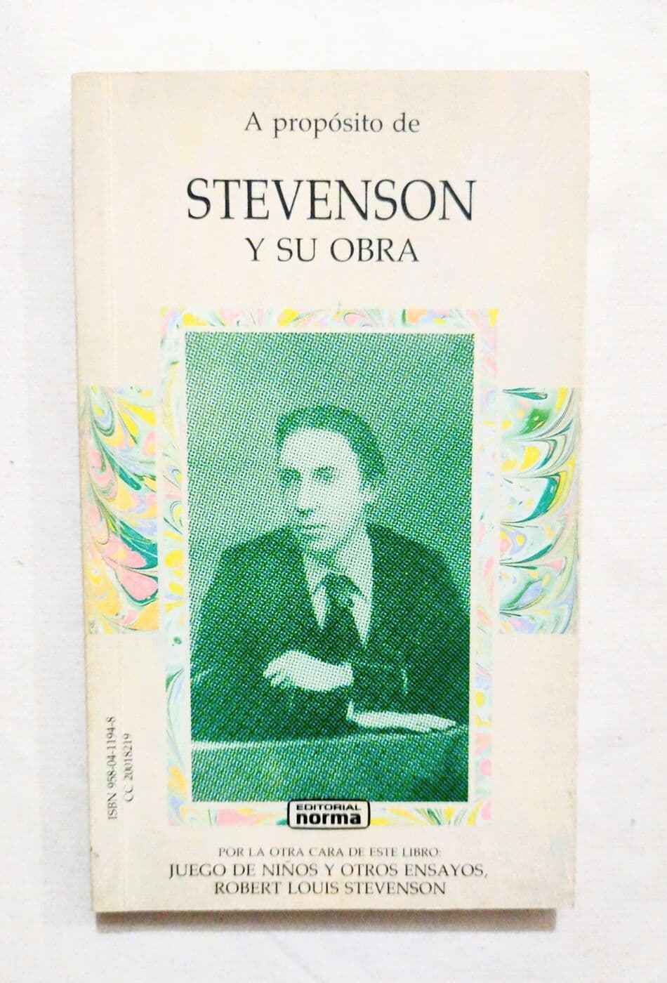 Juego de niños y otros ensayos, A propósito de Stevenson y su obra(Un titulo por lado) — Robert Louis Stevenson, libro usado (foto 2 de 2)