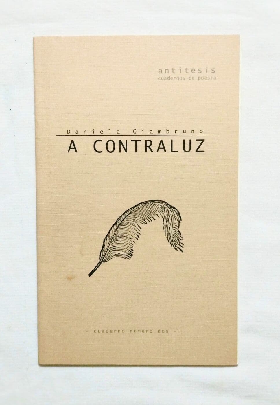 A contraluz — Daniela Giambruno, libro usado