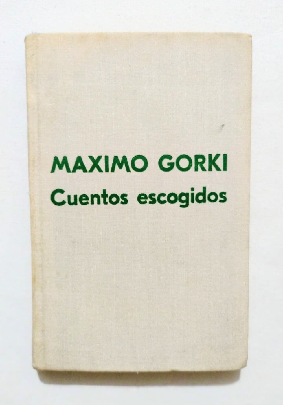 Cuentos escogidos — M. Gorki, libro usado
