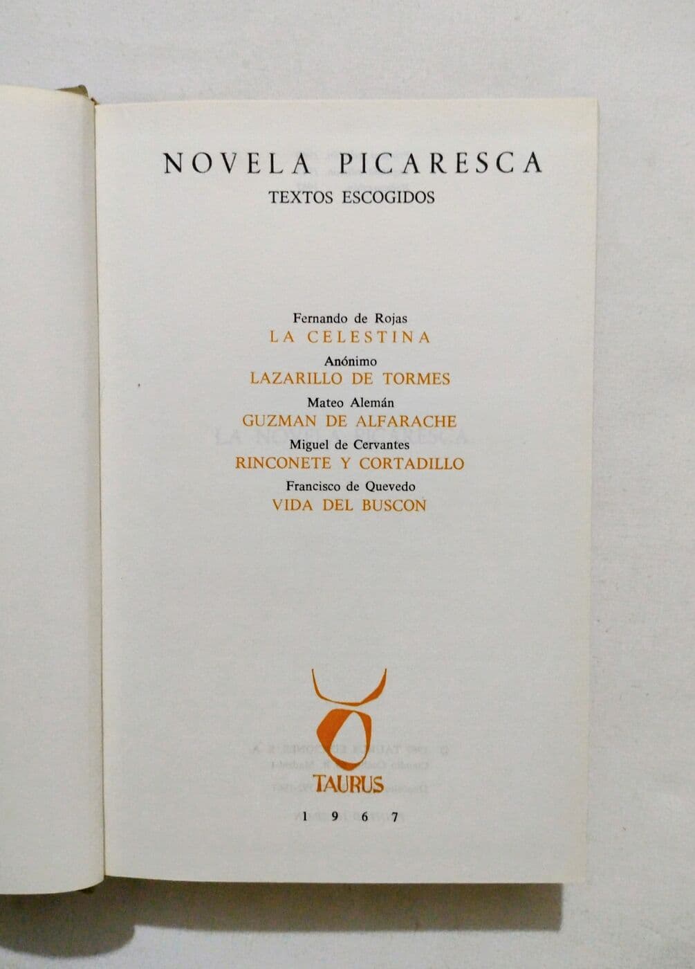 Novela picaresca. Textos escogidos — Joaquin del Val (ed.), libro usado (foto 2 de 2)