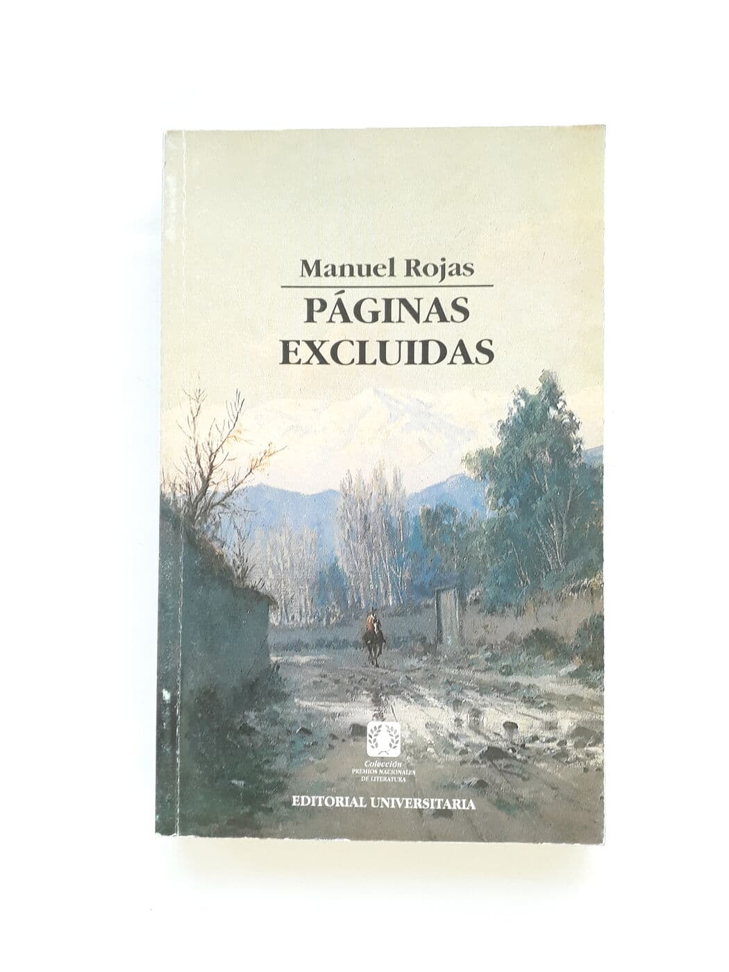 Páginas excluidas — Manuel Rojas, libro usado
