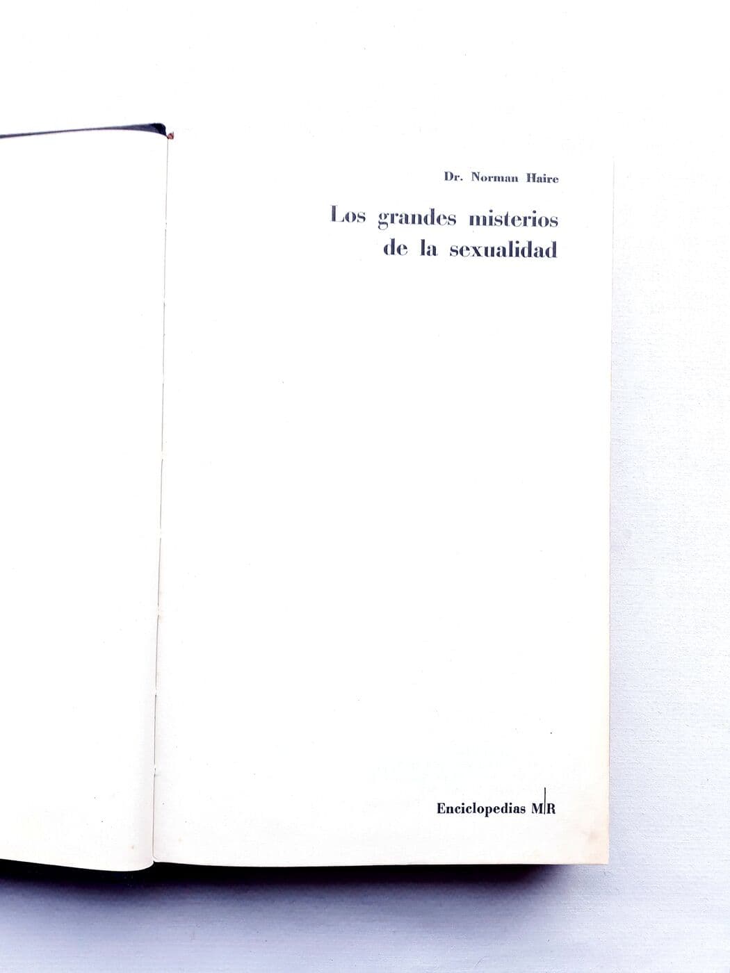 Los grandes misterios de la sexualidad — Norman Haire, libro usado (foto 2 de 2)