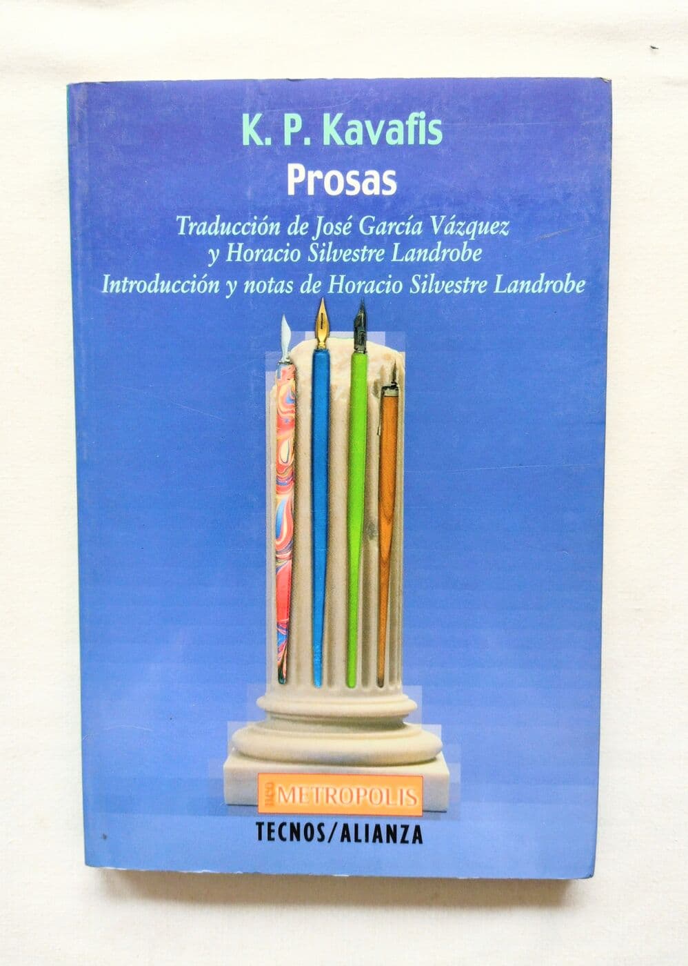Prosas — Konstantinos P. Kavafis, libro usado