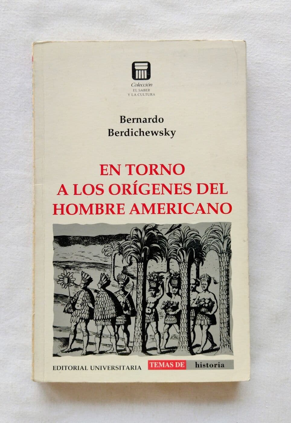 En torno a los orígenes del hombre americano — Bernardo Berdichewsky, libro usado