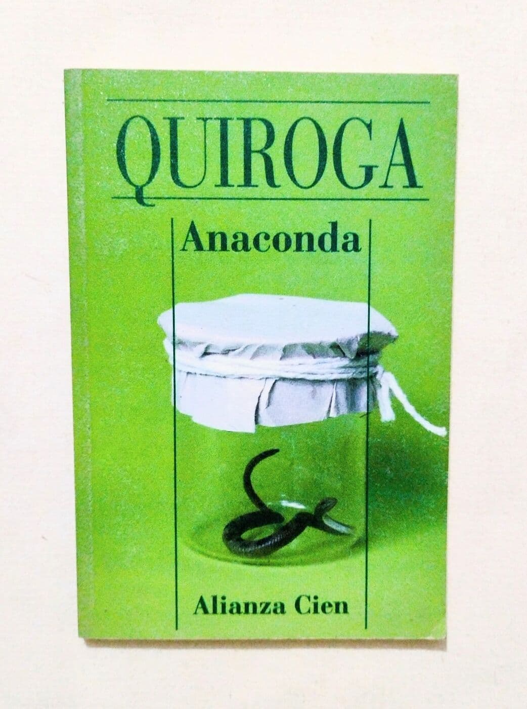Anaconda — Horacio Quiroga, libro usado