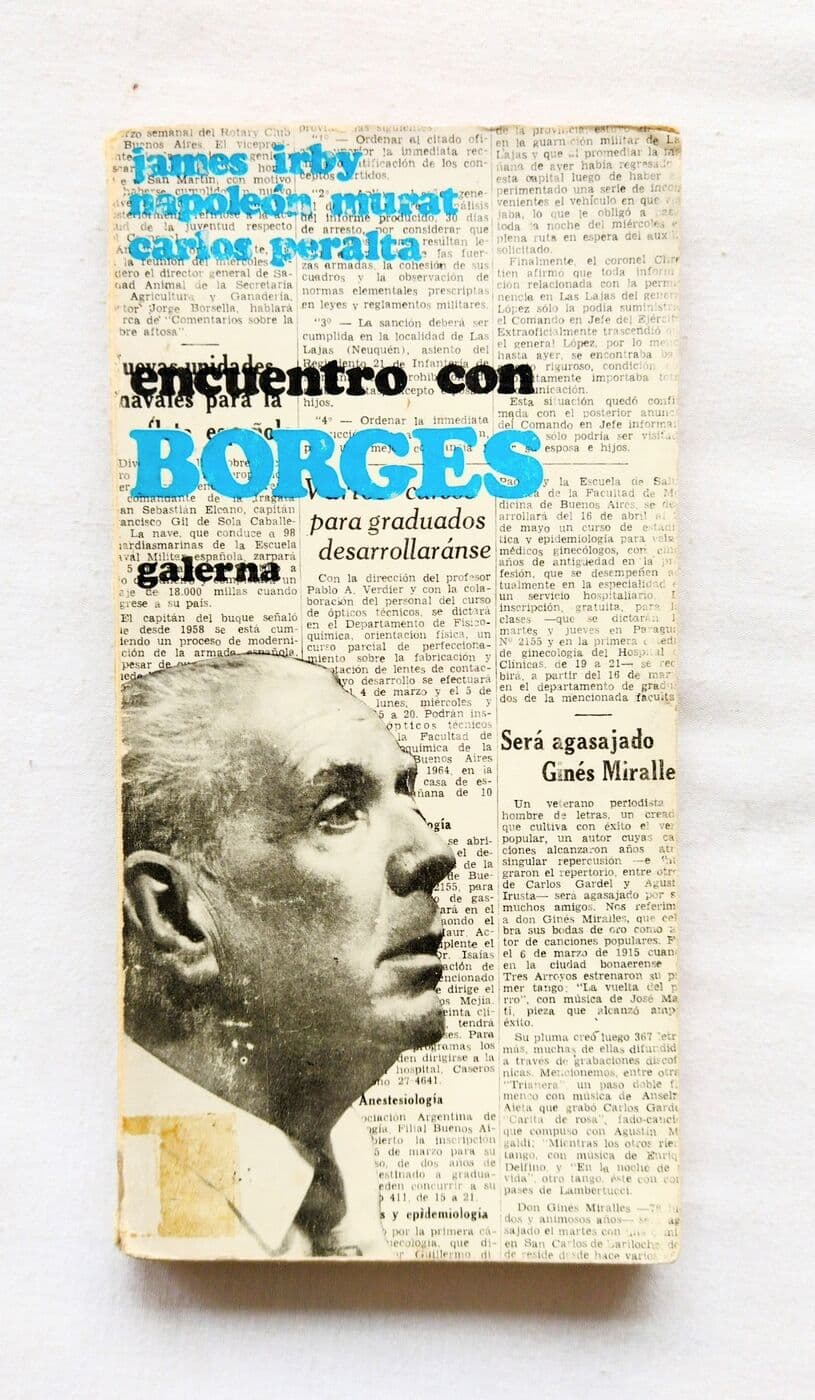 Encuentro con Borges — James Irby, Napoleón Murat, Carlos Peralta, libro usado
