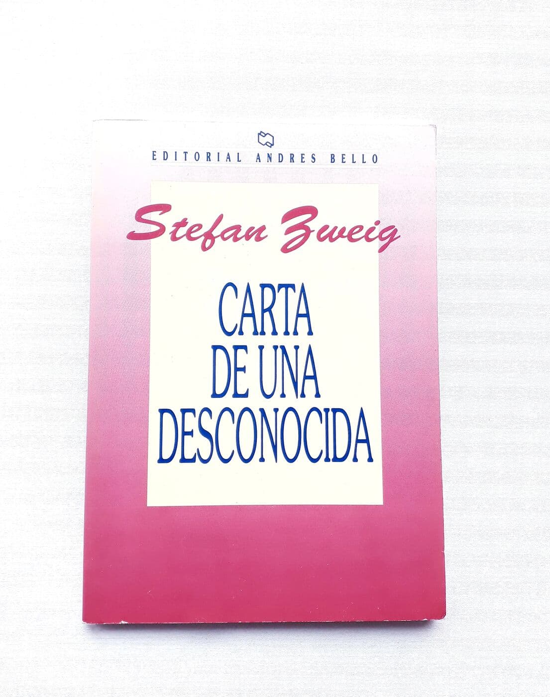 Carta de una desconocida — Stefan Zweig, libro usado