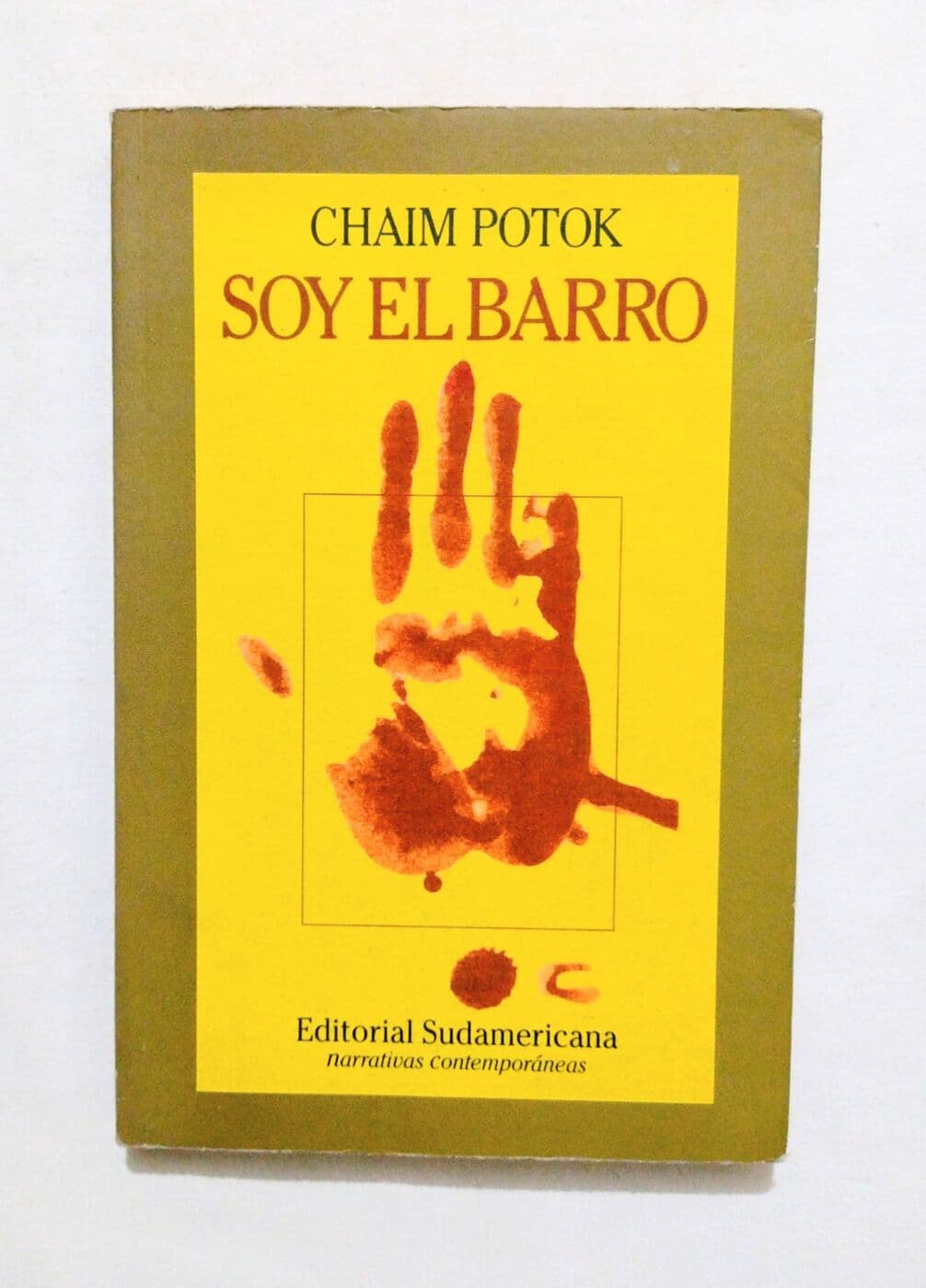 Soy el barro — Chaim Potok, libro usado