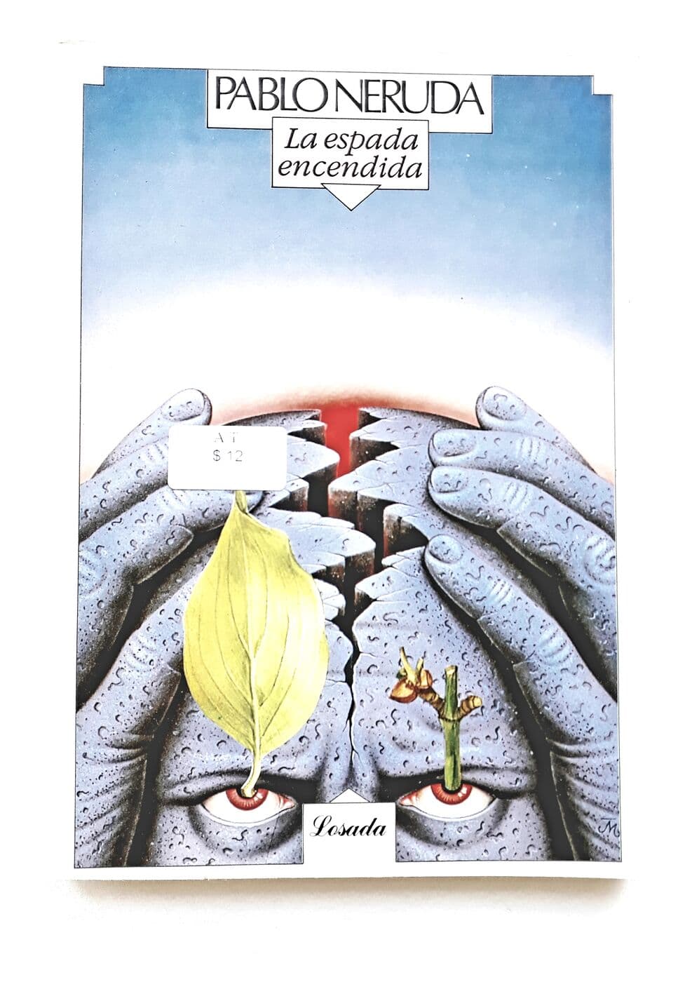 La espada encendida — Pablo Neruda, libro usado