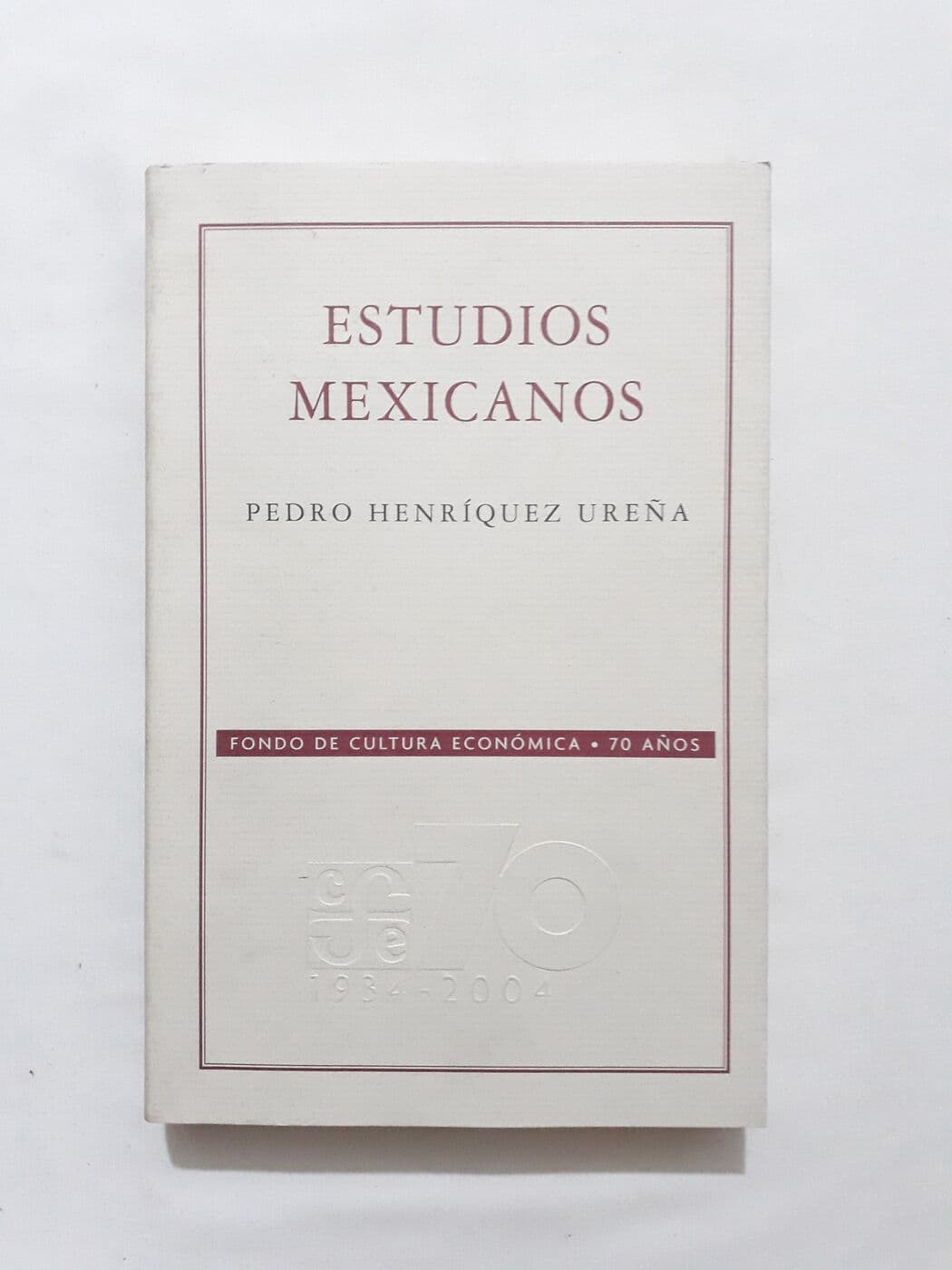 Estudios mexicanos — Pedro Henríquez Ureña, libro usado