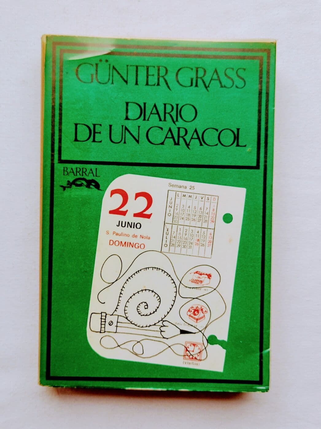 Diario de un caracol — Gunter Grass, libro usado
