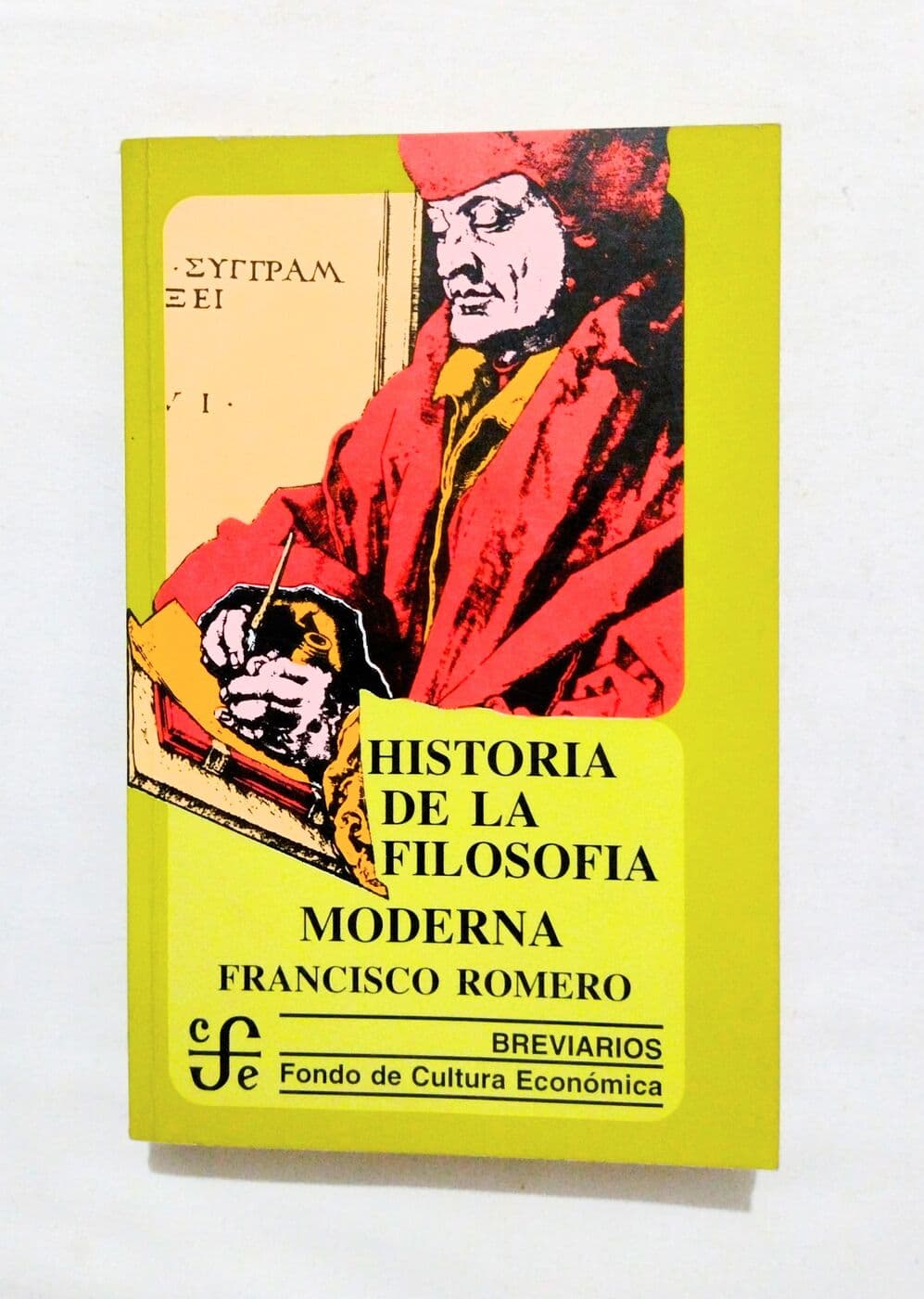 Historia de la filosofía moderna — Francisco Romero, libro usado