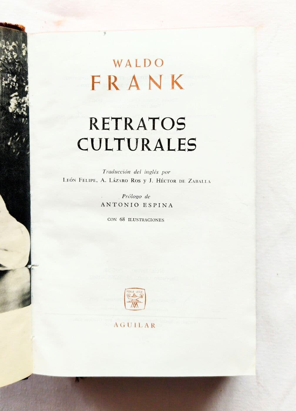 Retratos culturales — Waldo Frank, libro usado (foto 2 de 2)