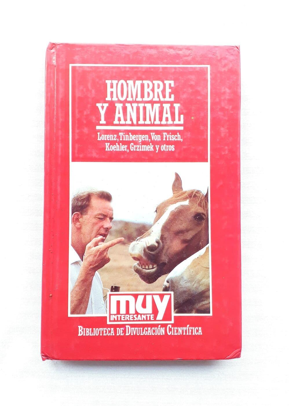 Hombre y animal. Estudios sobre comportamiento — Heinz Friedrich (ed.), libro usado