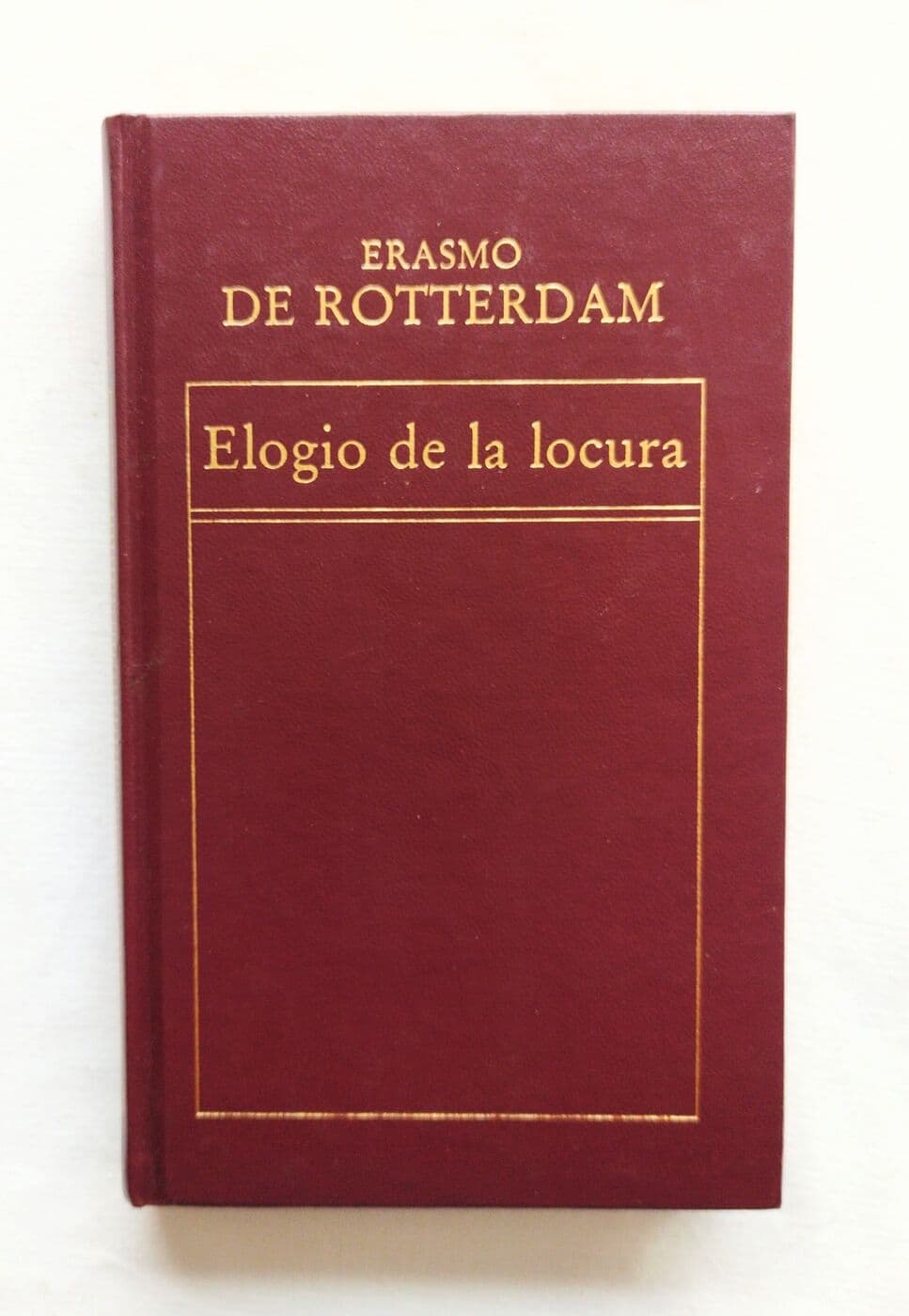Elogio de la locura — Erasmo de Rotterdam, libro usado