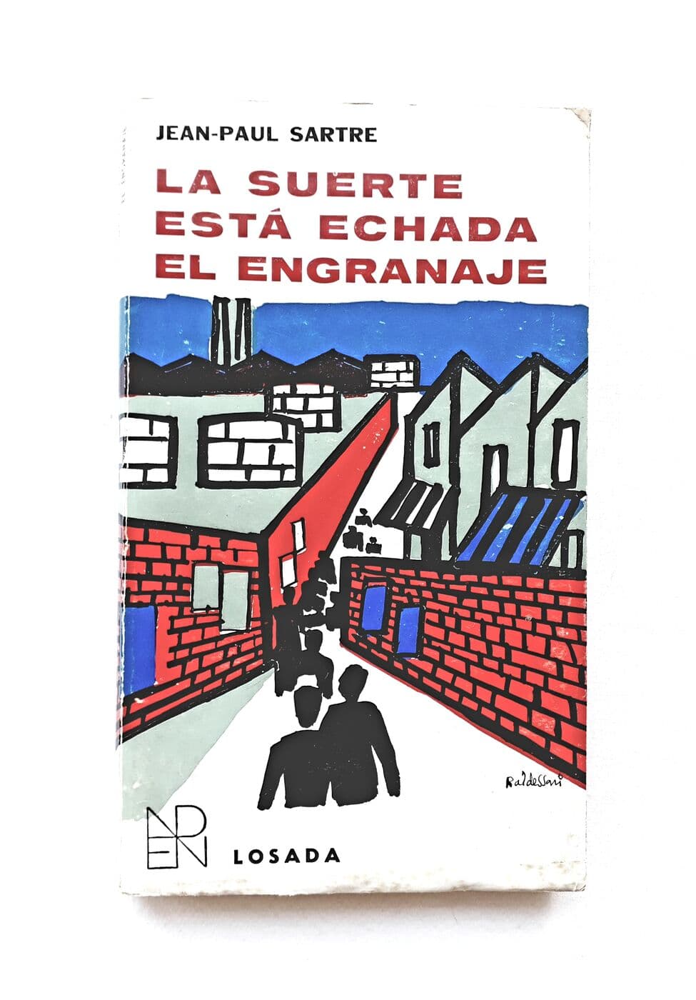La suerte esta echada el engranaje — Jean-Paul Sartre, libro usado