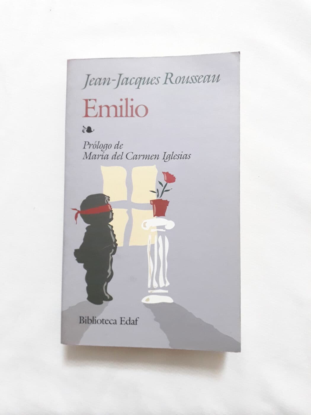 Emilio o de la educación — J.J. Rousseau, libro usado