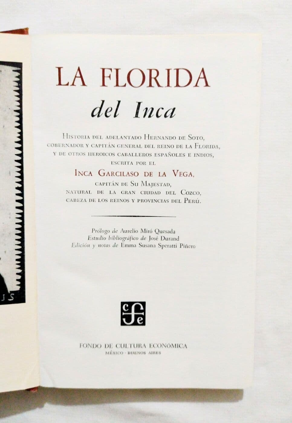La Florida del Inca — Inca Garcilaso de la Vega, libro usado (foto 2 de 2)