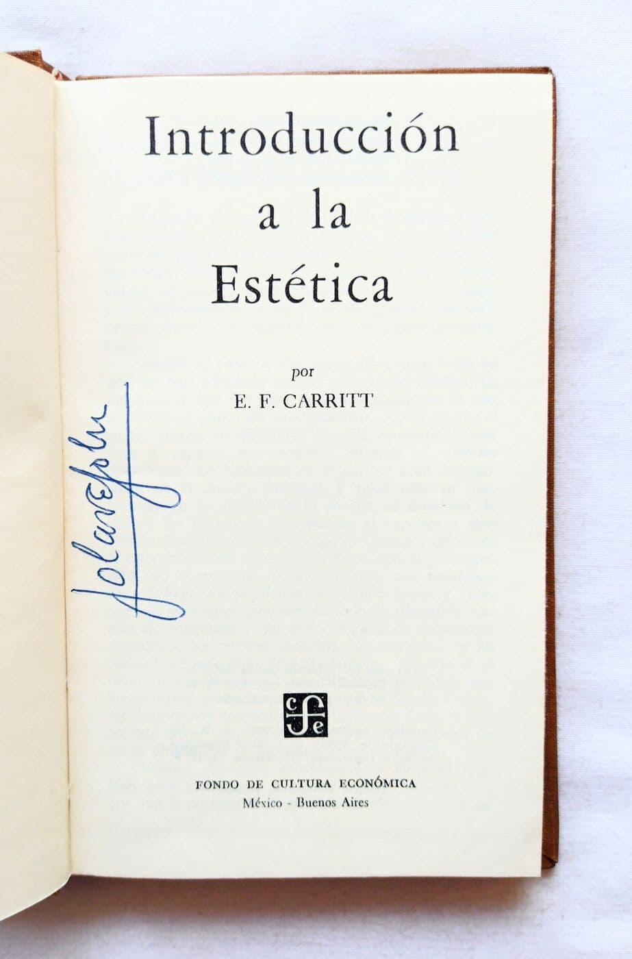 Introducción a la estética — E.F.Carrit, libro usado (foto 2 de 2)