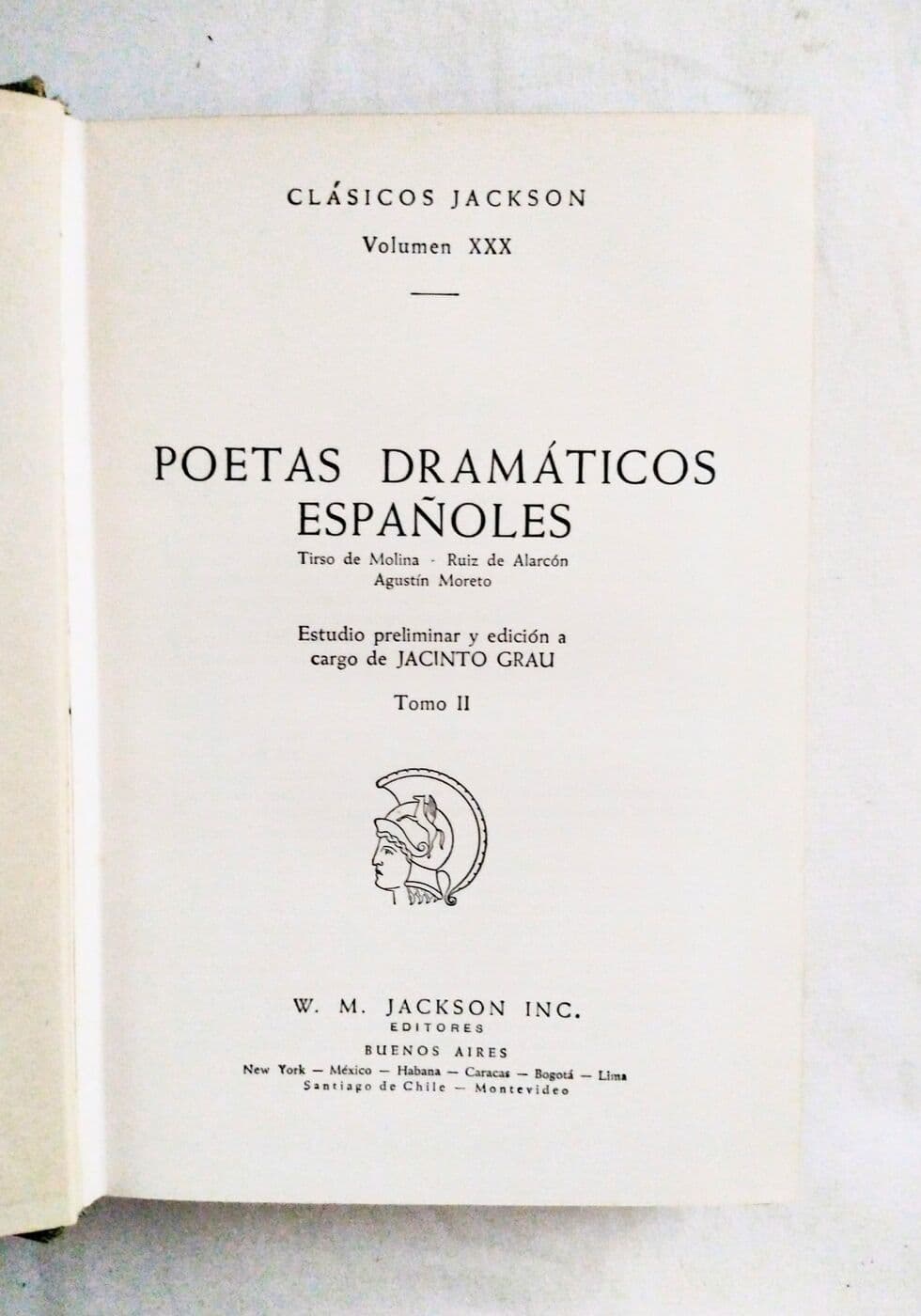 Poetas dramáticos españoles. Tomos I y II — Rafael Alberti (ed.), libro usado (foto 2 de 4)