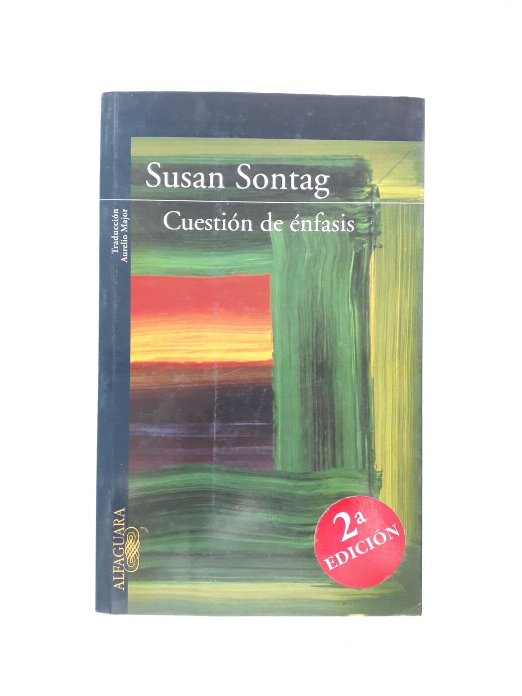Cuestión de énfasis — Susan Sontag, libro usado