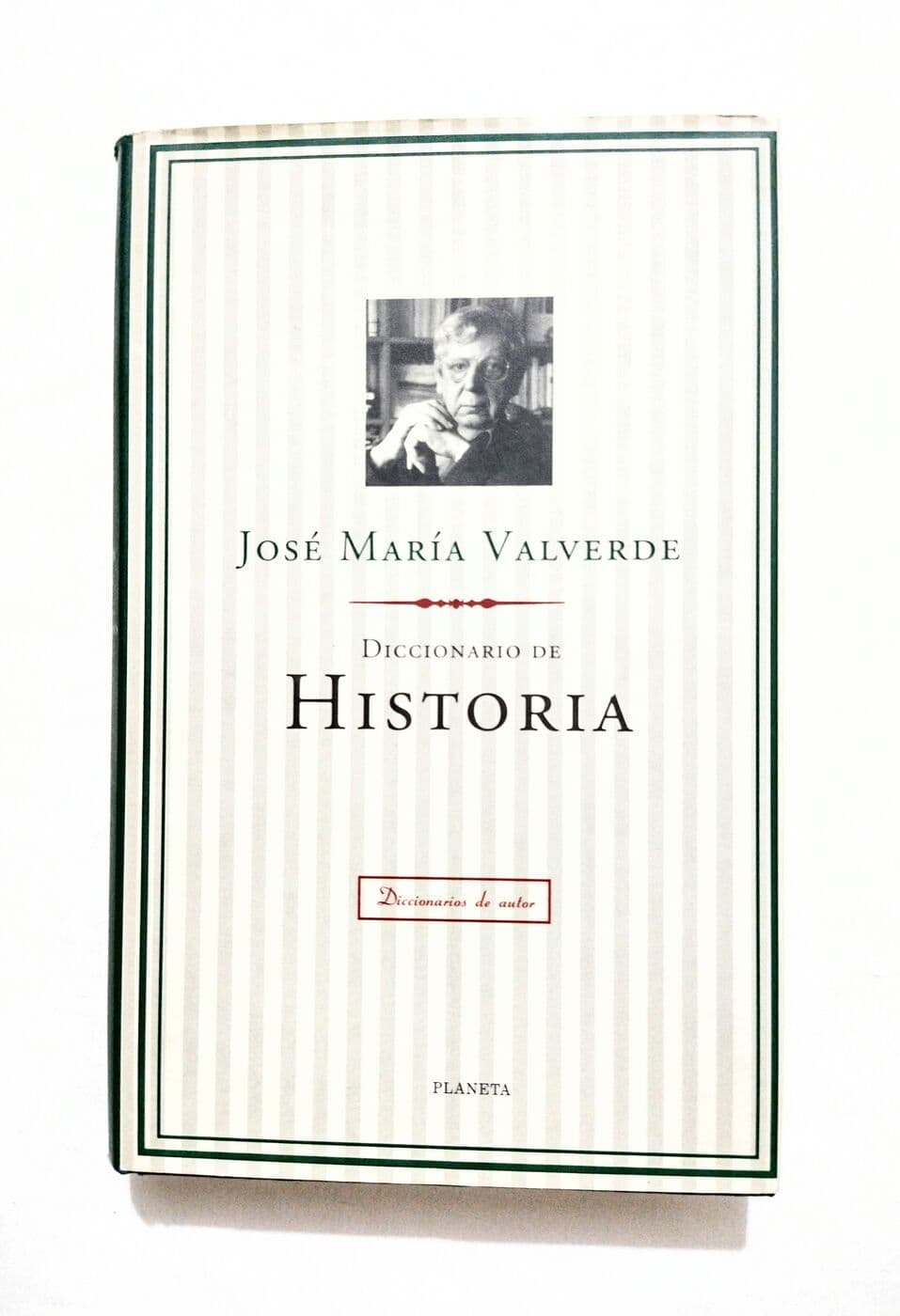 Diccionario de Historia — José María Valverde, libro usado