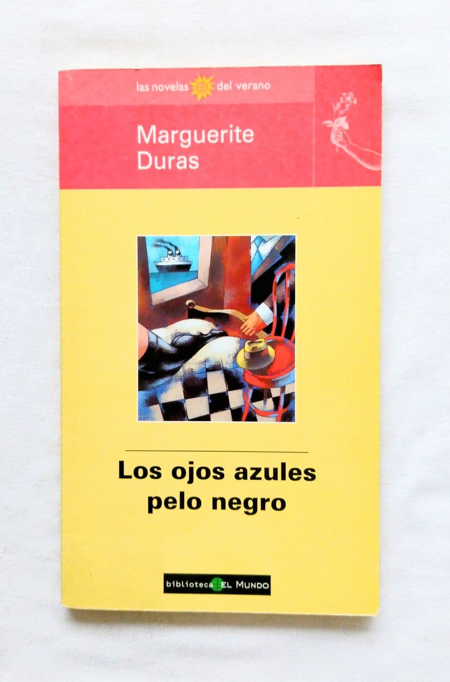 Los ojos azules pelo negro — Marguerite Duras, libro usado