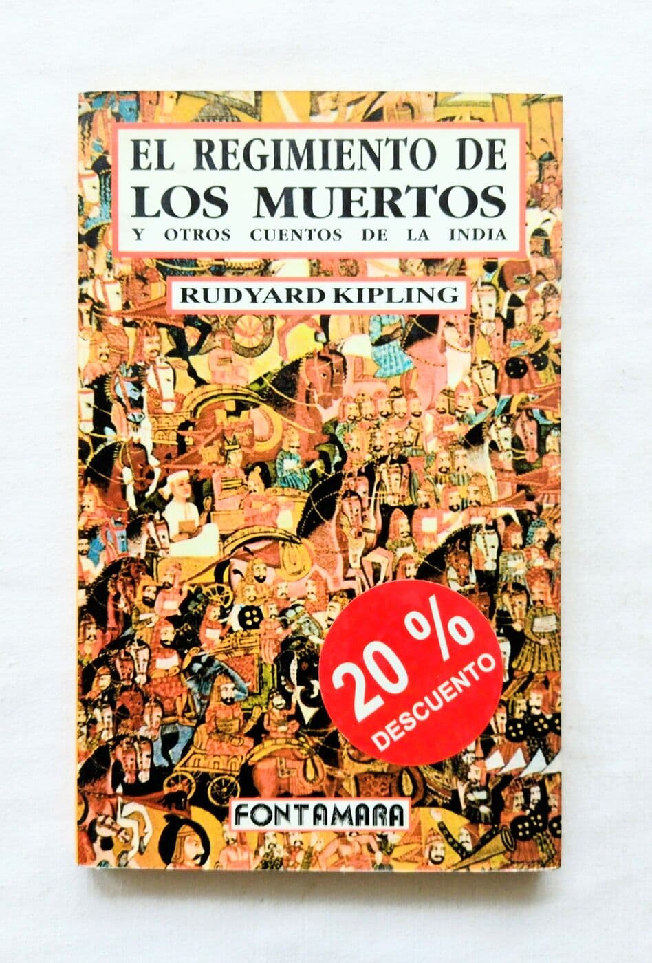 El regimiento de los muertos y otros cuentos de la India — Rudyard Kipling, libro usado