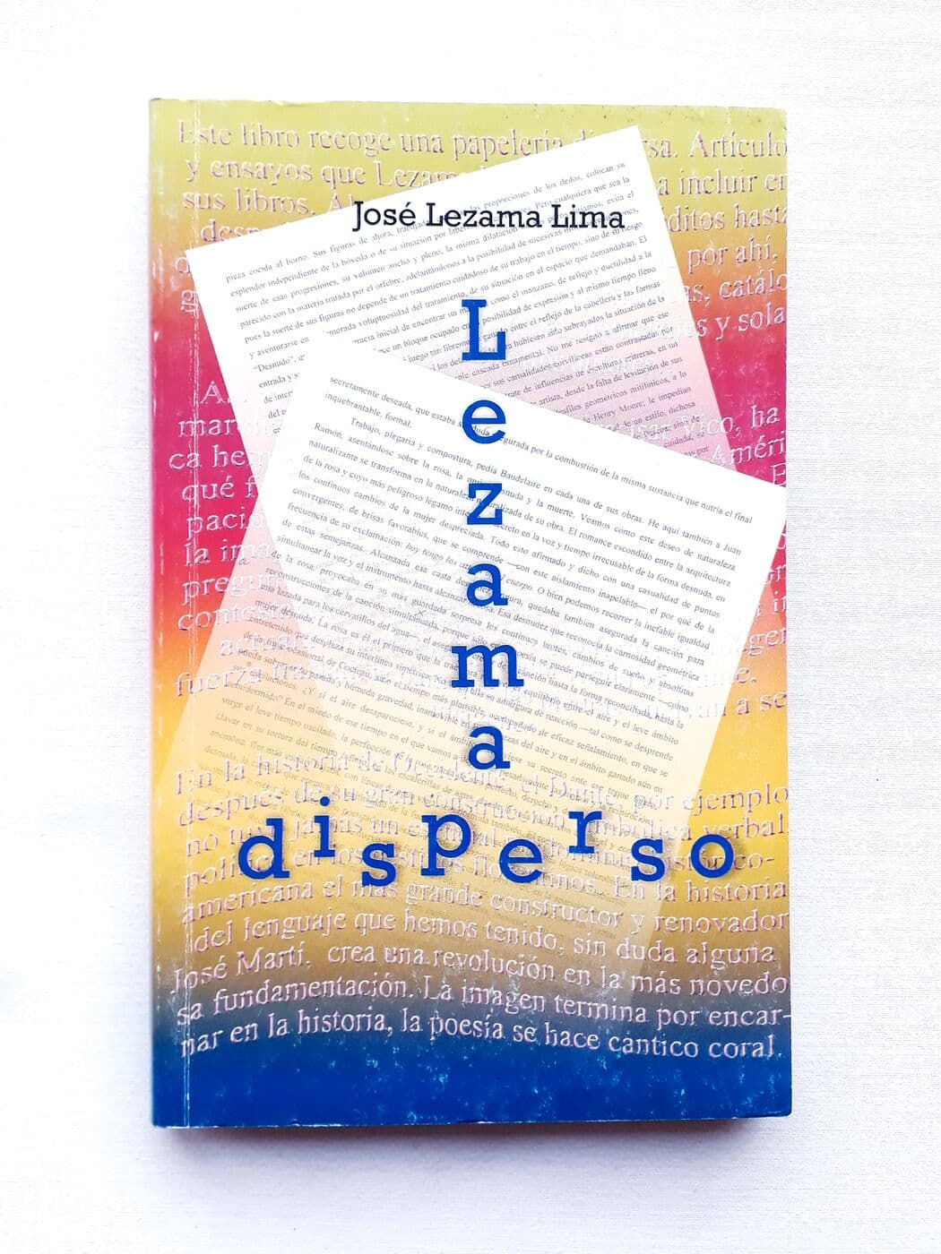 Lezama disperso — José Lezama Lima, libro usado
