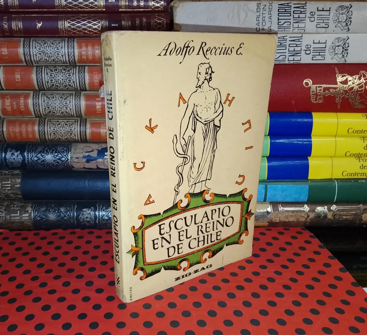 Esculapio En El Reino De Chile — Adolfo Reccius, libro usado