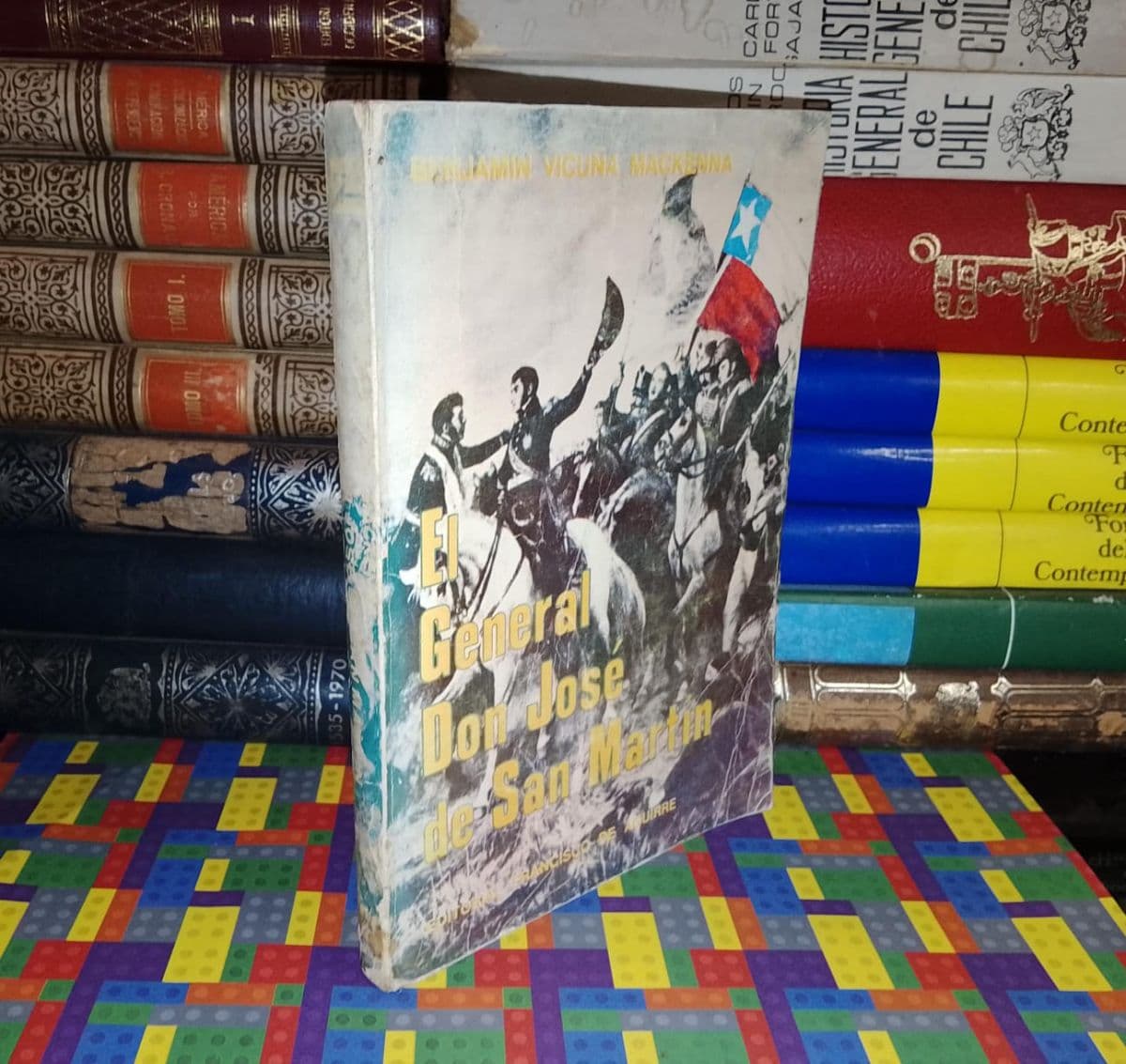 El General Don José De San Martín — Benjamín Vicuña Mackenna, libro usado