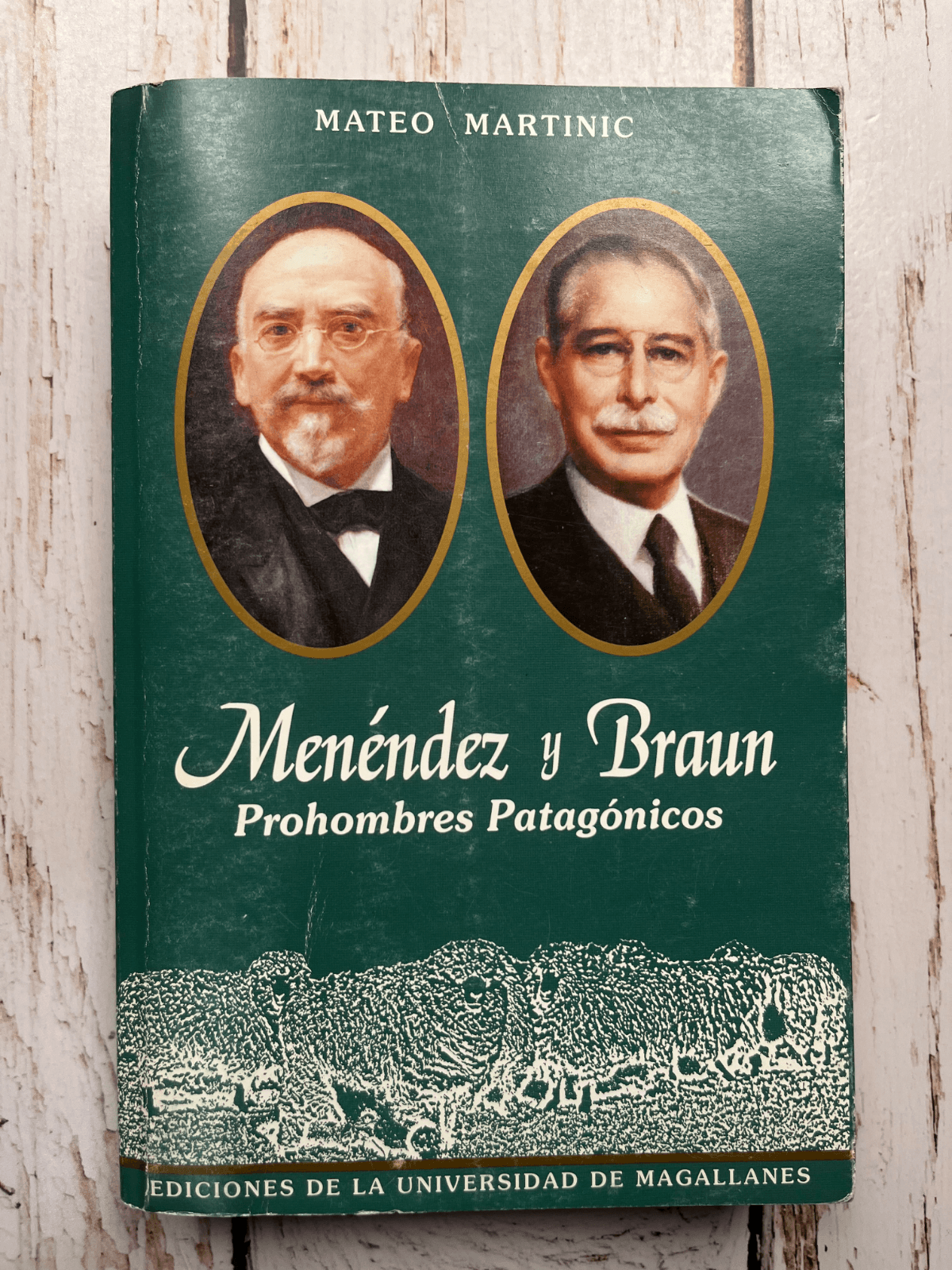 Menéndez y Braun. Prohombres Patagónicos – Mateo Martinic — Mateo Martinic, libro usado (foto 1 de 6)