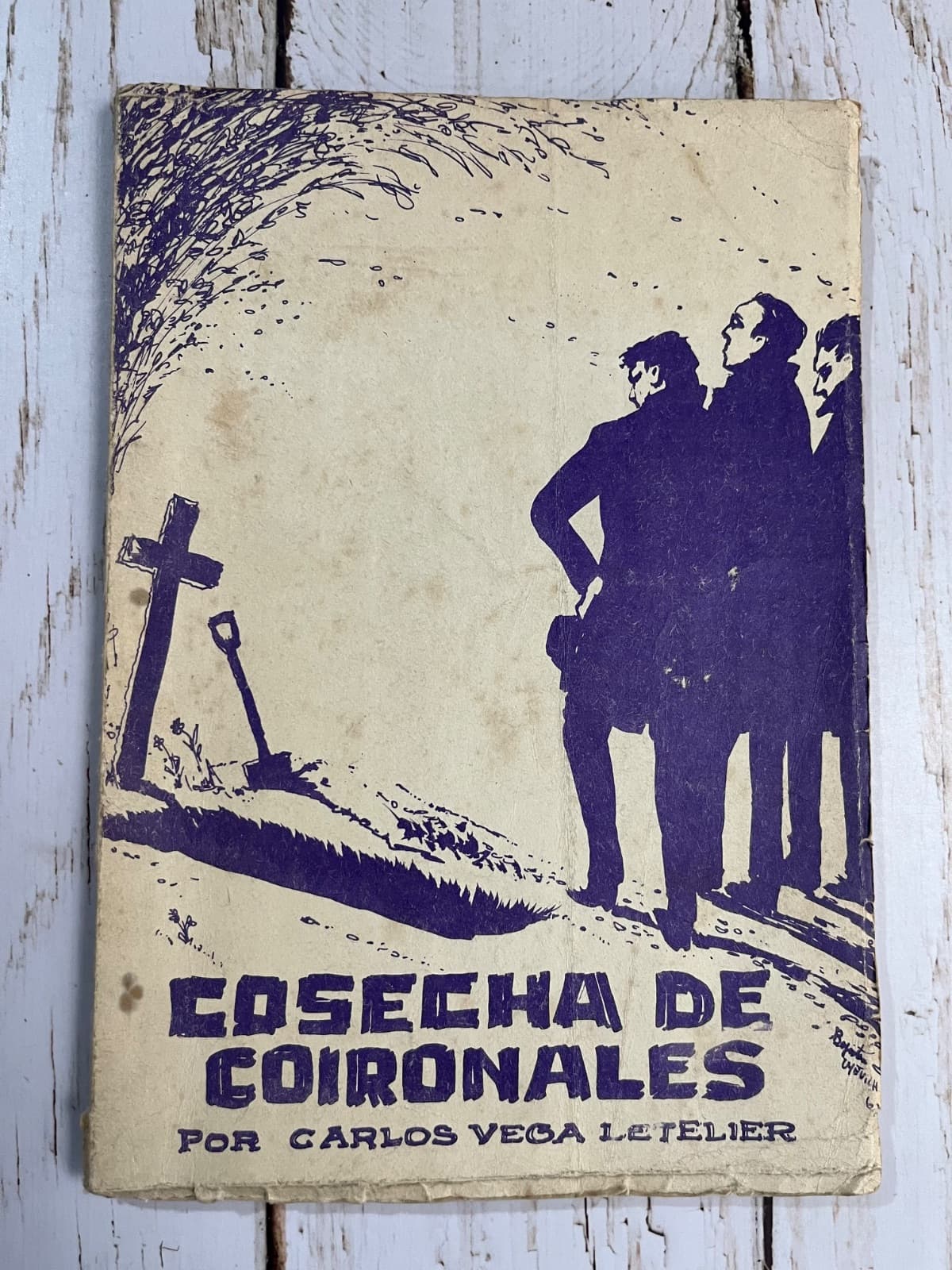 Cosecha de coironales — Carlos Vega Letelier , libro usado