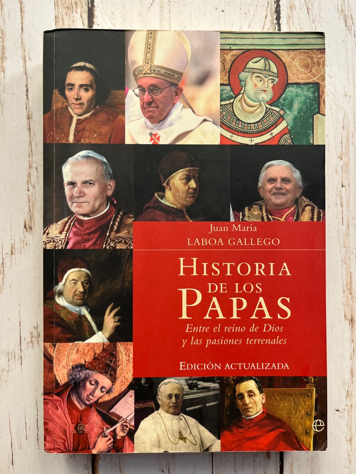 Historia de los papas — Juan María Laboa Gallego, libro usado