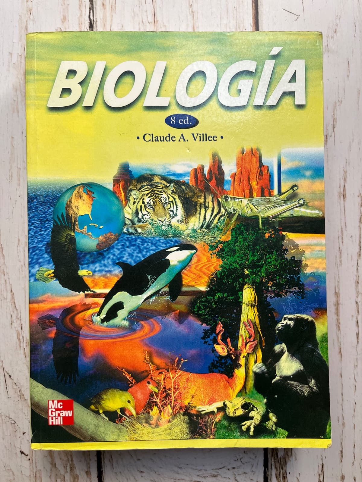 Biología — Claude A. Ville, libro usado
