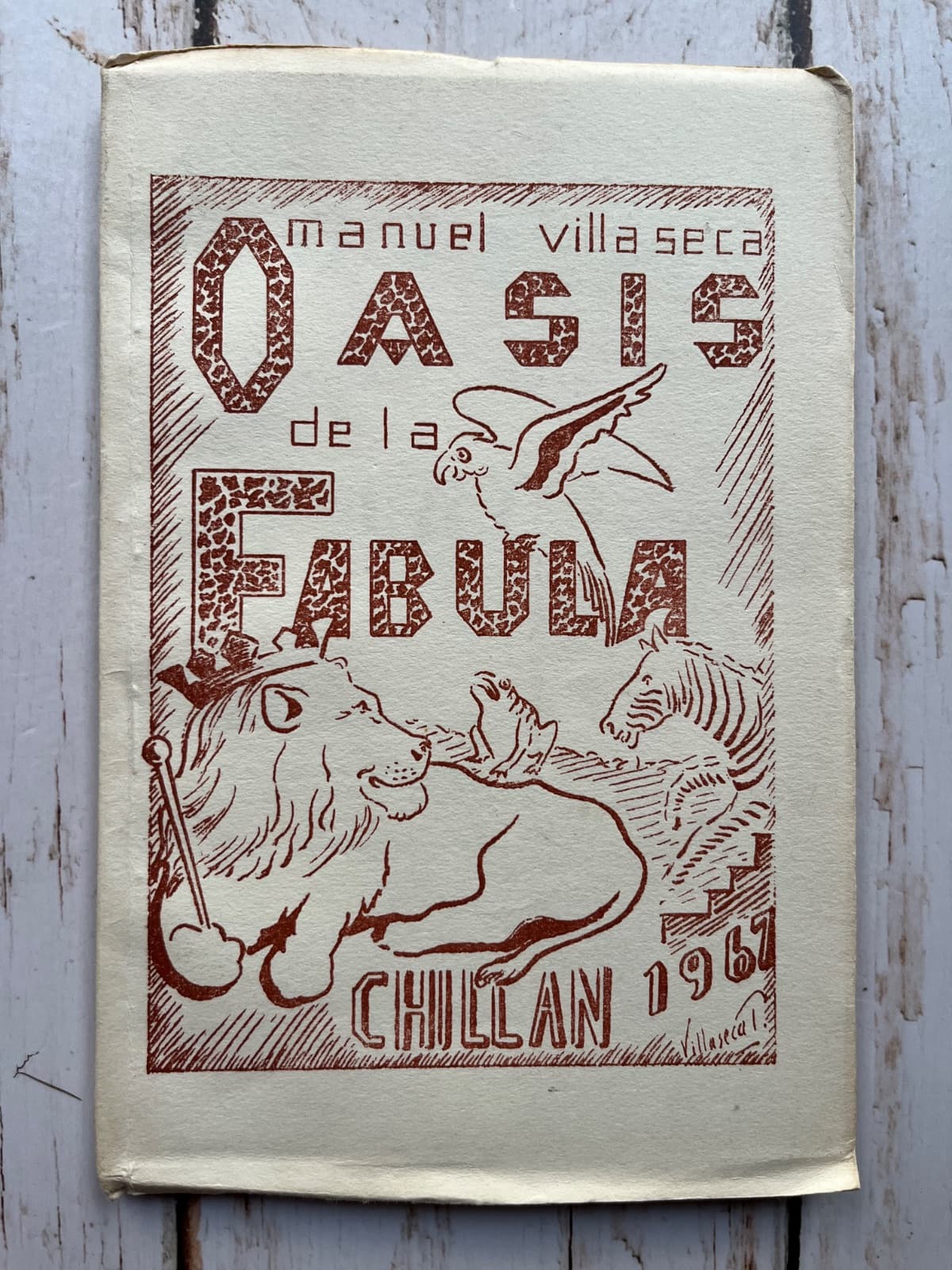 Oasis de la fábula — Manuel Villaseca, libro usado