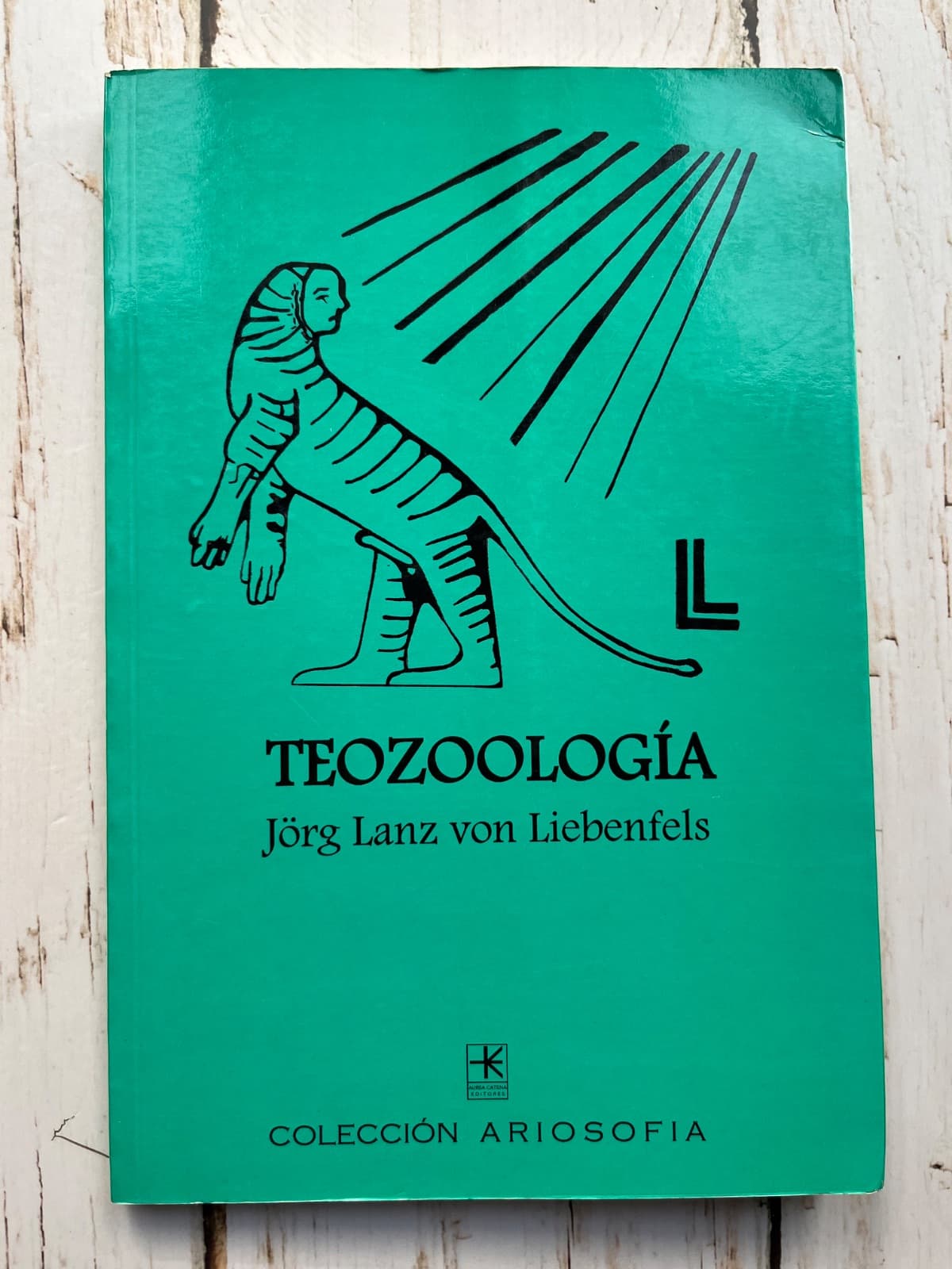 Teozoología — Jorg Lanz Von Liebenfels, libro usado (foto 1 de 6)